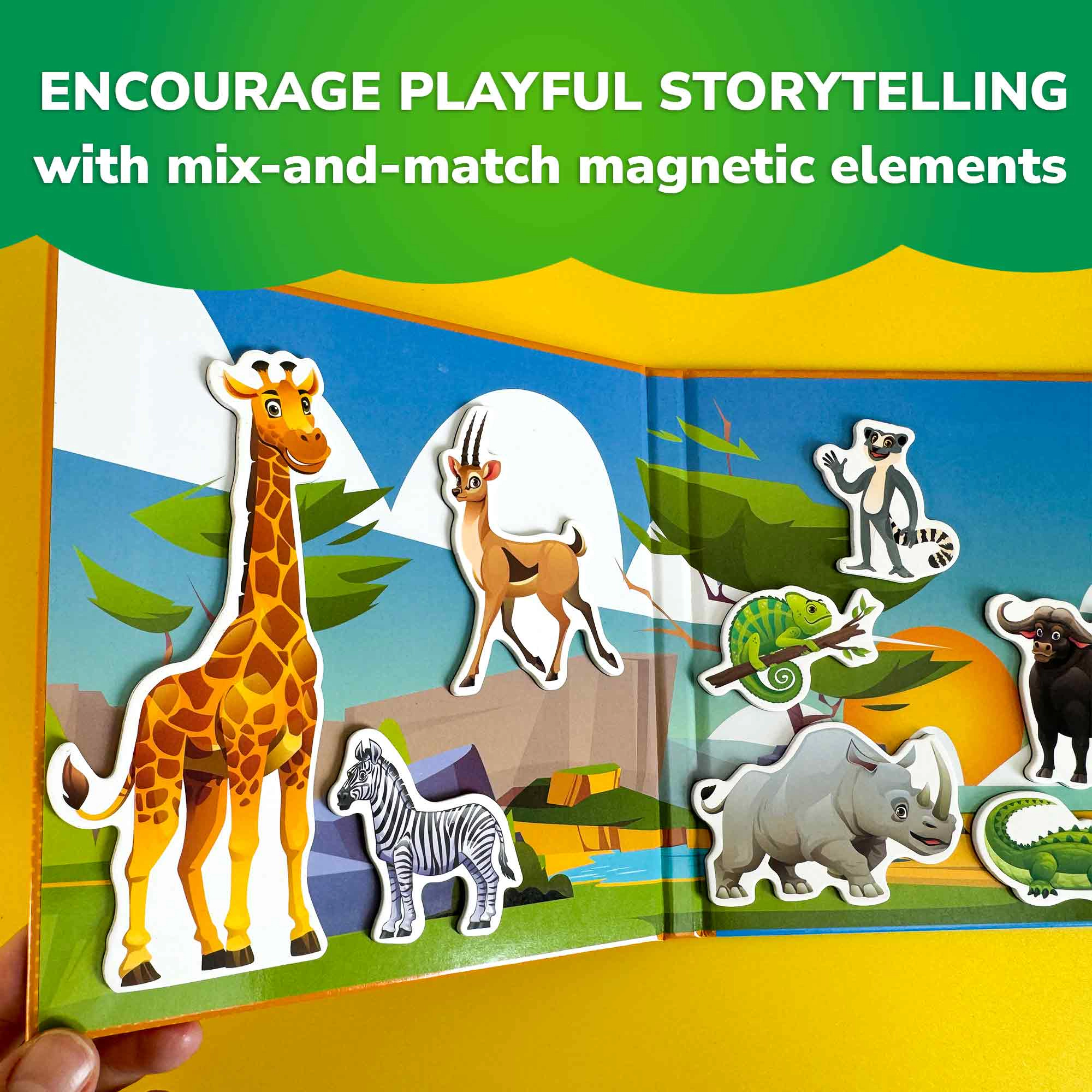QUOKKA Travel Magnetic Puzzle Game, 20+ Piece Educational Puzzles for Kids Ages 3-5