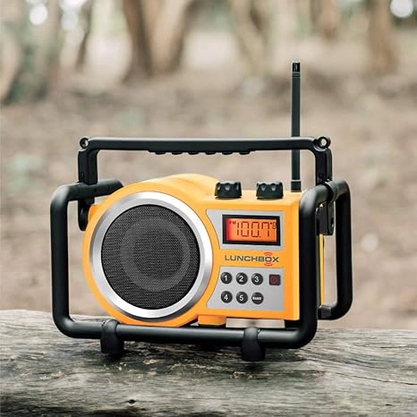 SANGEAN LB-100 Rugged Pocket AM/FM Radio, Yellow