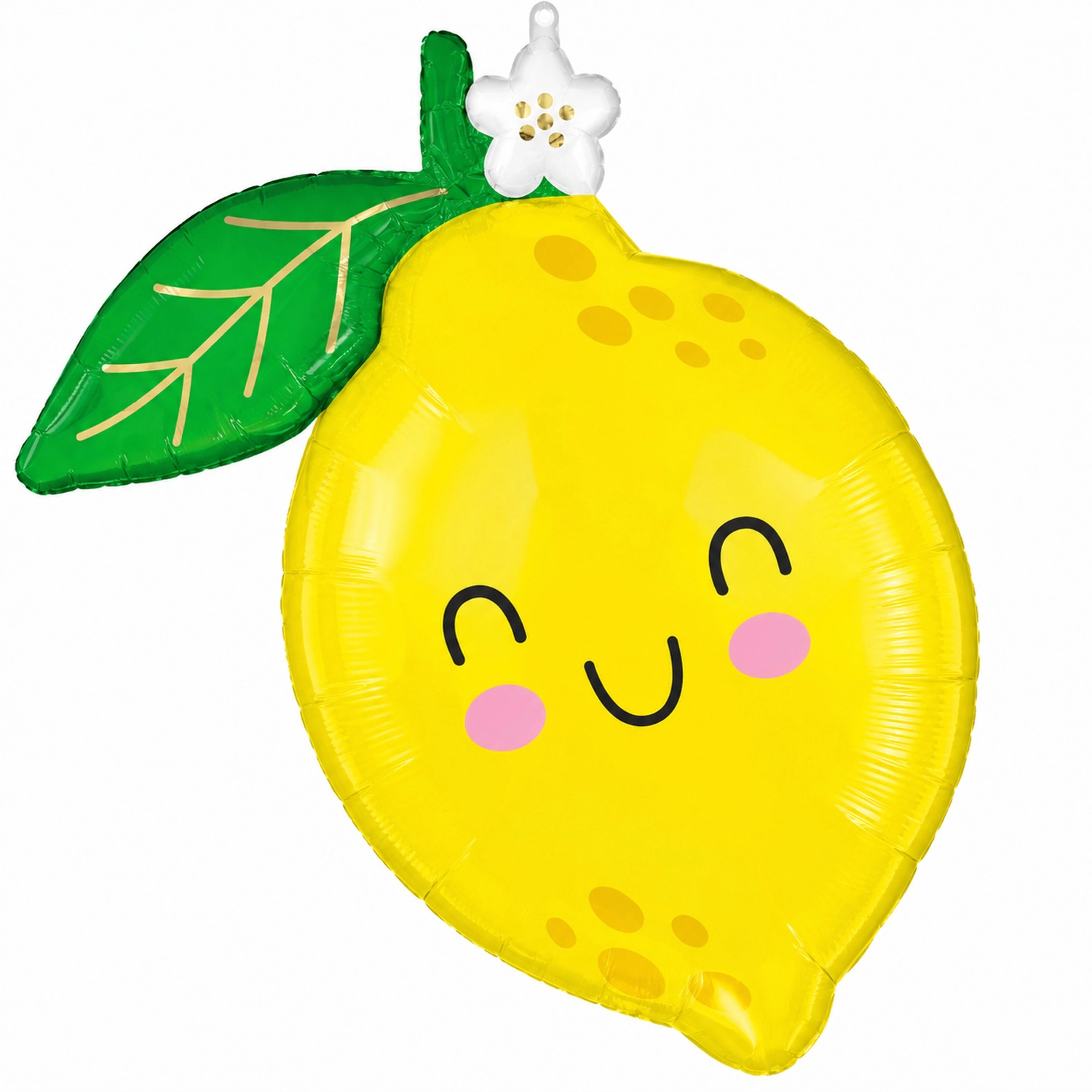 LoonBalloon 25-Inch Food Friends Lemon Balloon, Multicolor