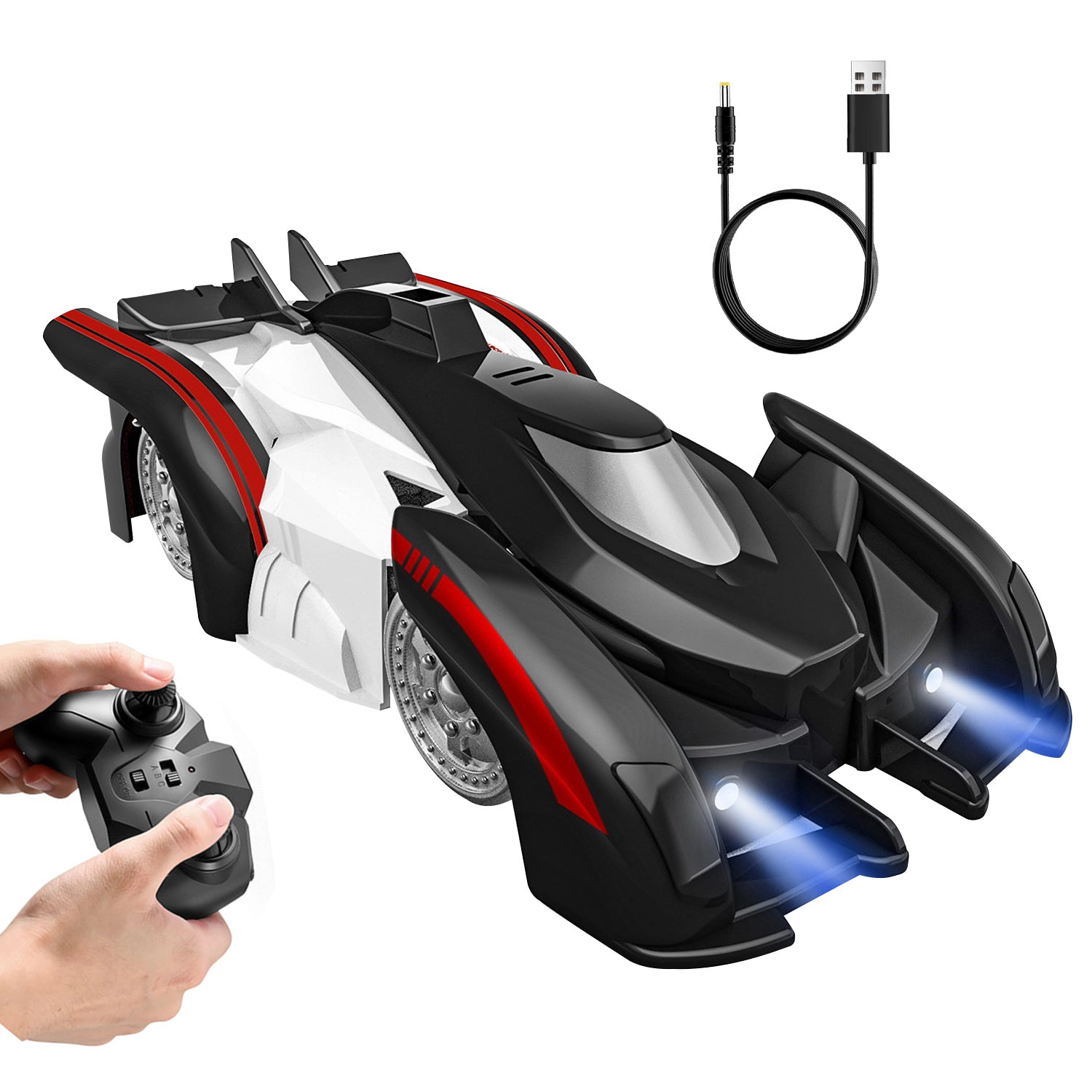 GBruno Wall-Climbing Remote Control Car With Lights