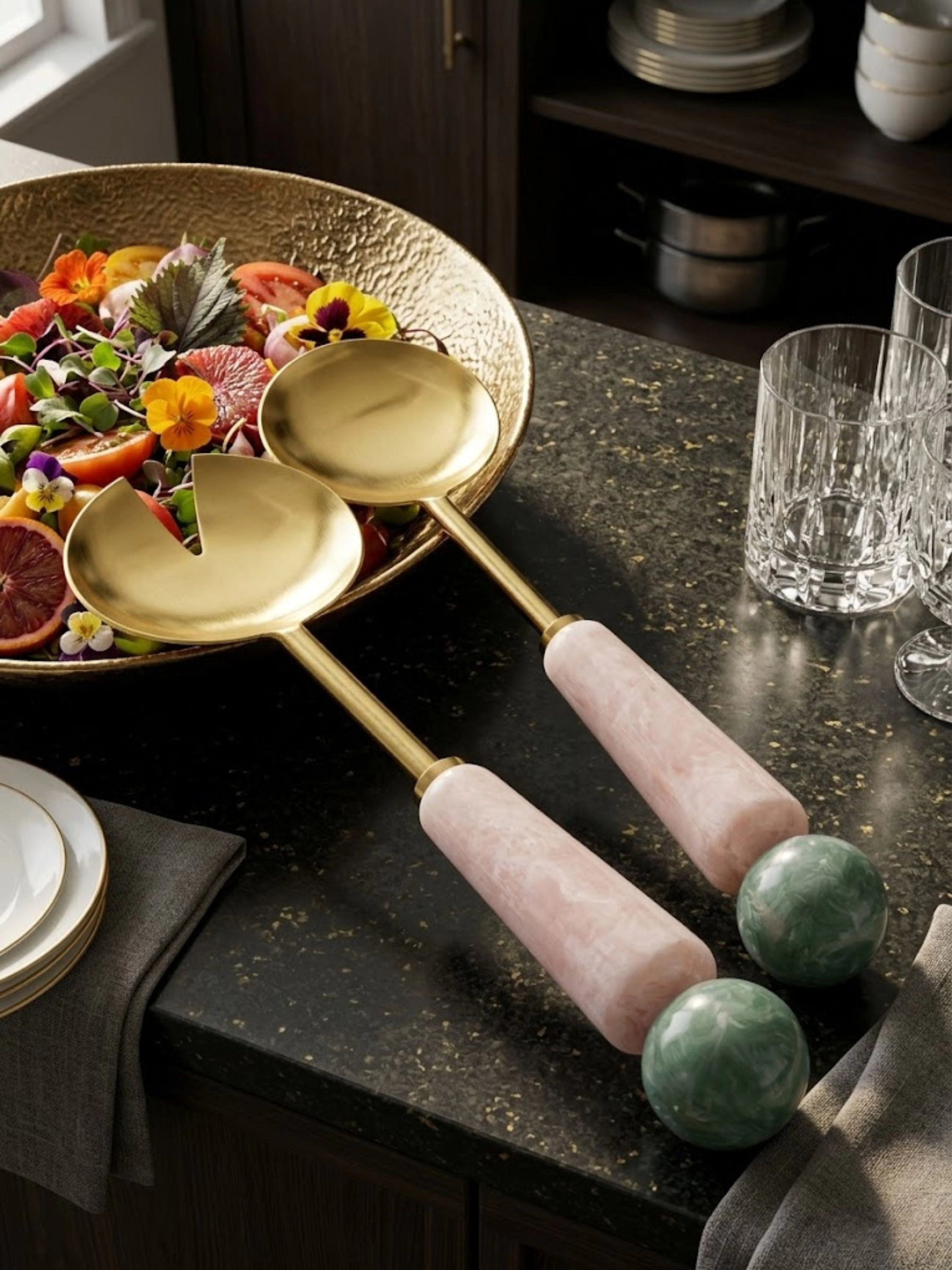 GAURI KOHLI Copenhagen Salad Servers