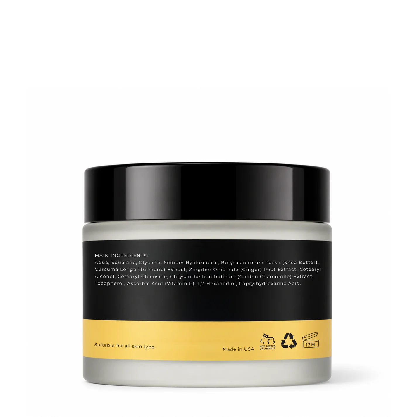 Skin Centrick Turmeric Face Cream, Daily Hydration with Turmeric and Vitamin C for Dry Skin, 50 g