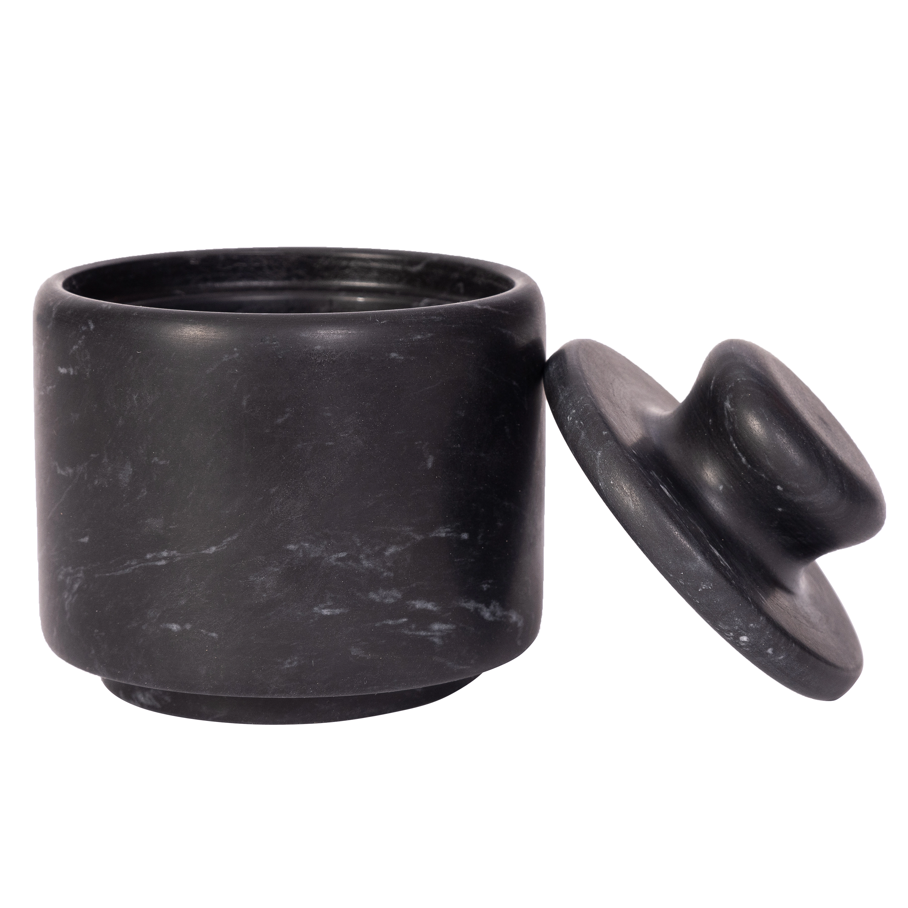 Saboga Home™ Marble Salt Cellar with Lid