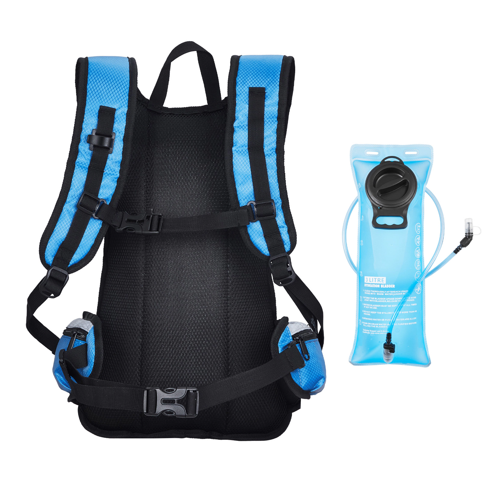 HONGGE Hydration Backpack Insulated Hydration Pack Backpack with TPU Water Bladder Hiking Water Backpack with Storage