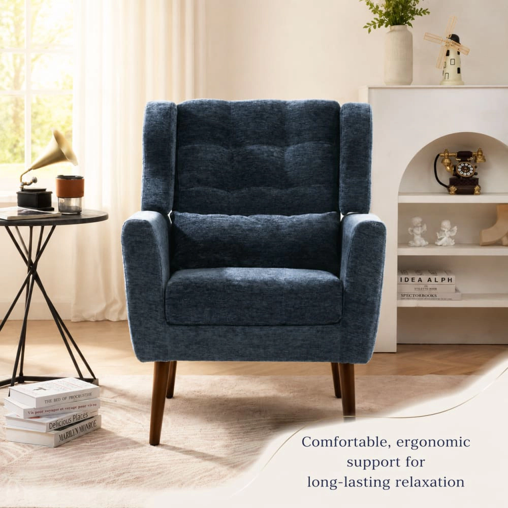 GOODSILO Soft Chenille Accent Chair Versatile Seating