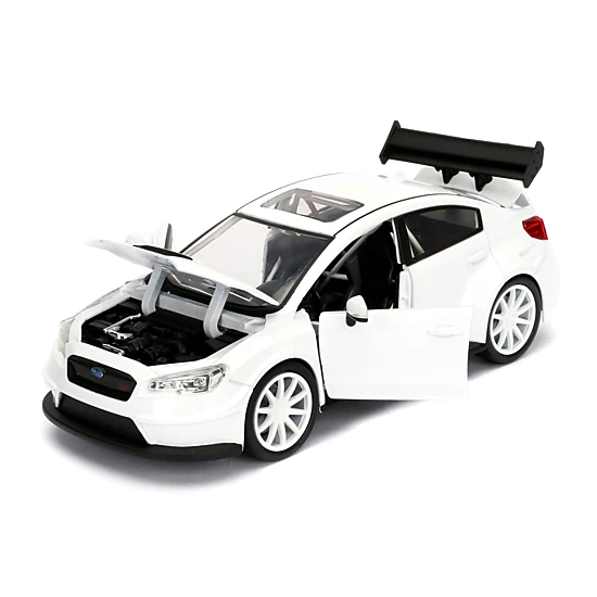 Jada Mr. Little Nobody'S Subaru Wrx Sti White "Fast & Furious F8: The Fate Of The Furious" Movie 1/24 Diecast