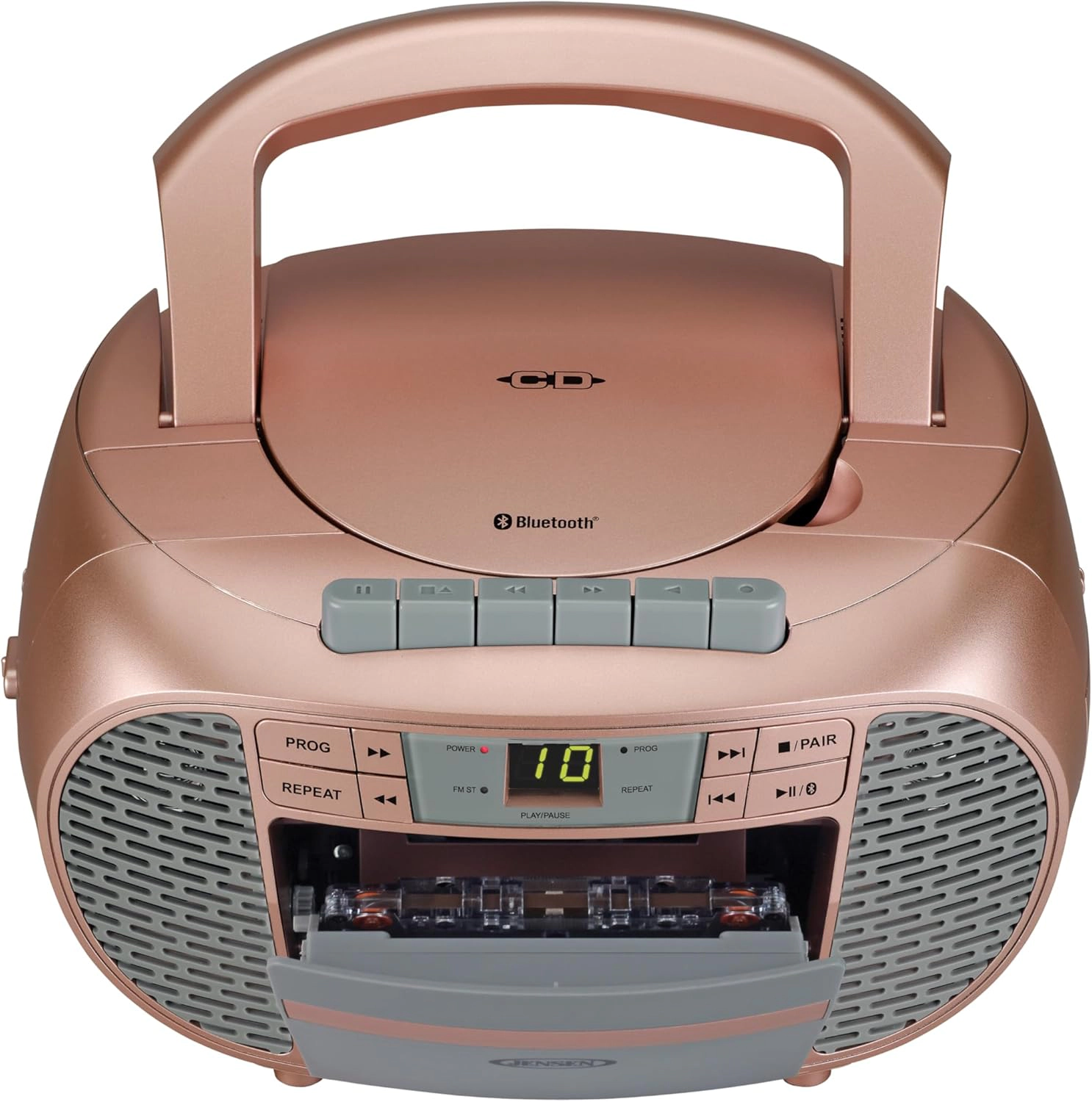 Jensen Portable Bluetooth CD Stereo System with AM/FM Radio CD-550BT