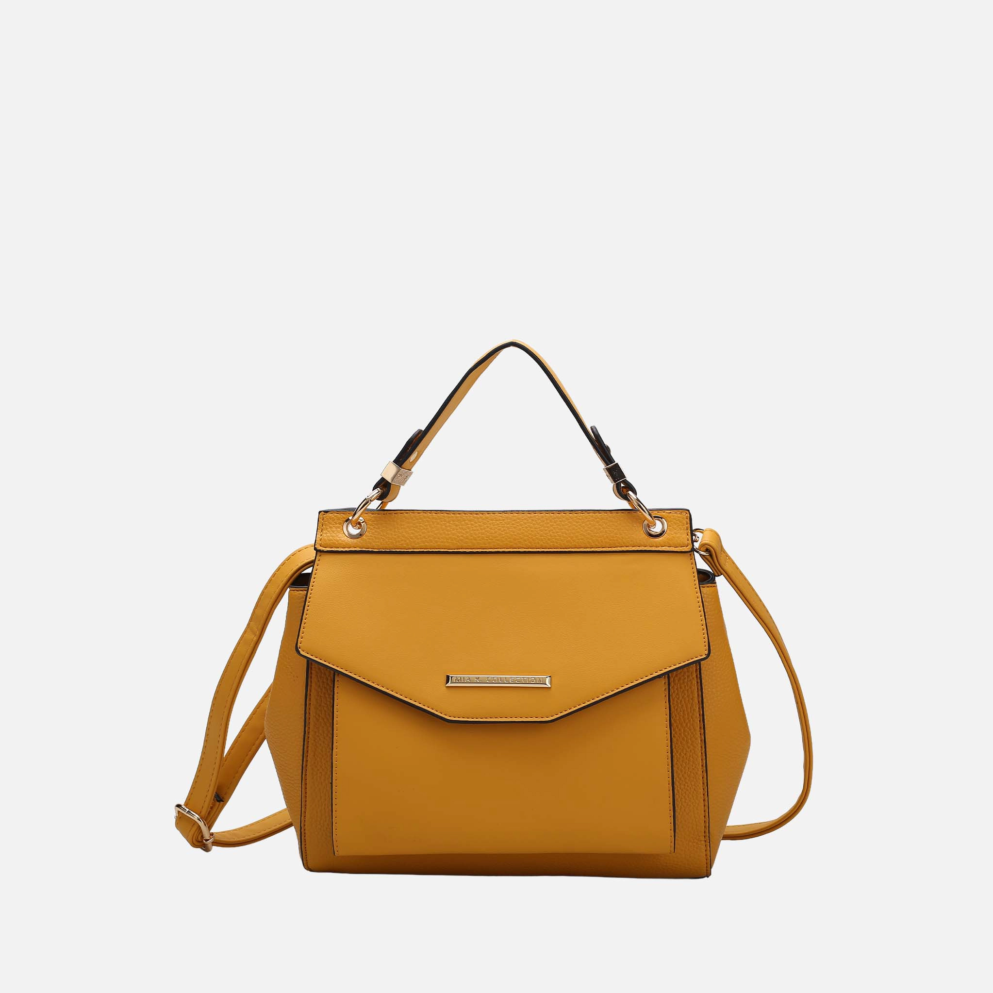 Mia K Collection 3-in-1 Convertible Bag - Vegan Leather Satchel Crossbody Backpack