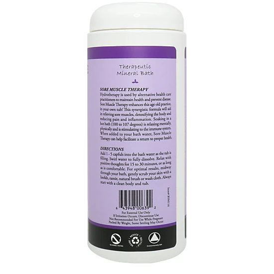 Plantlife Sore Muscle Bath Salt 2-Pack - 3 oz Each