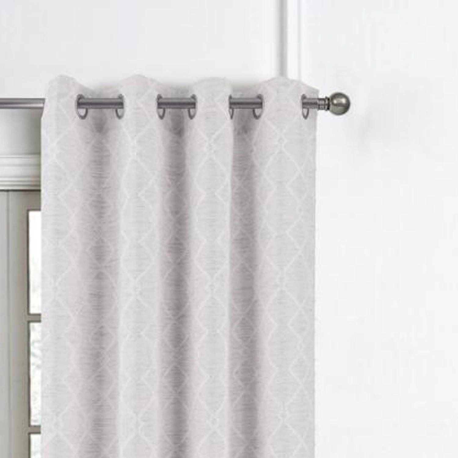 RT Designers Collection Connor Jacquard Premium & Stylish Grommet Panel 54" x 84" Beige