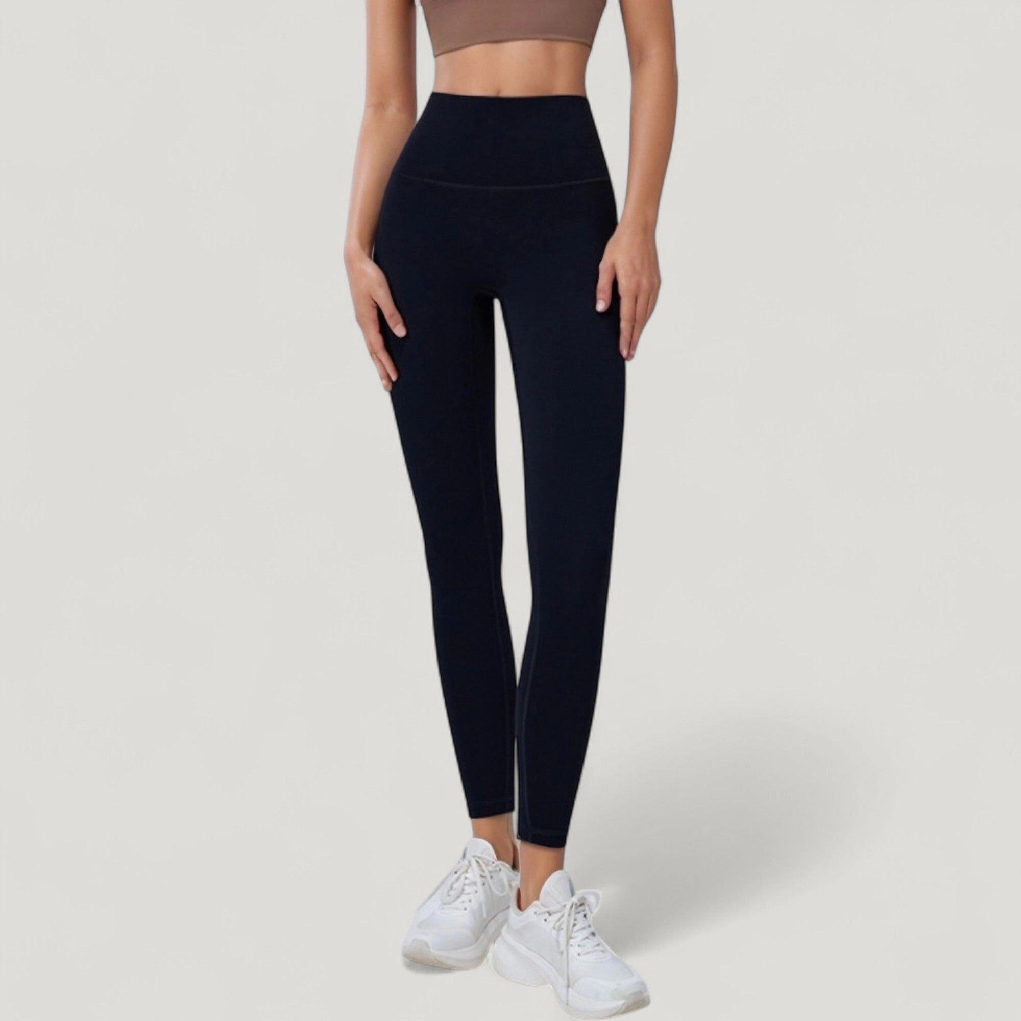 Anna-Kaci Active Women's High Waist Full Length Seamless Leggings with Body Contouring Design