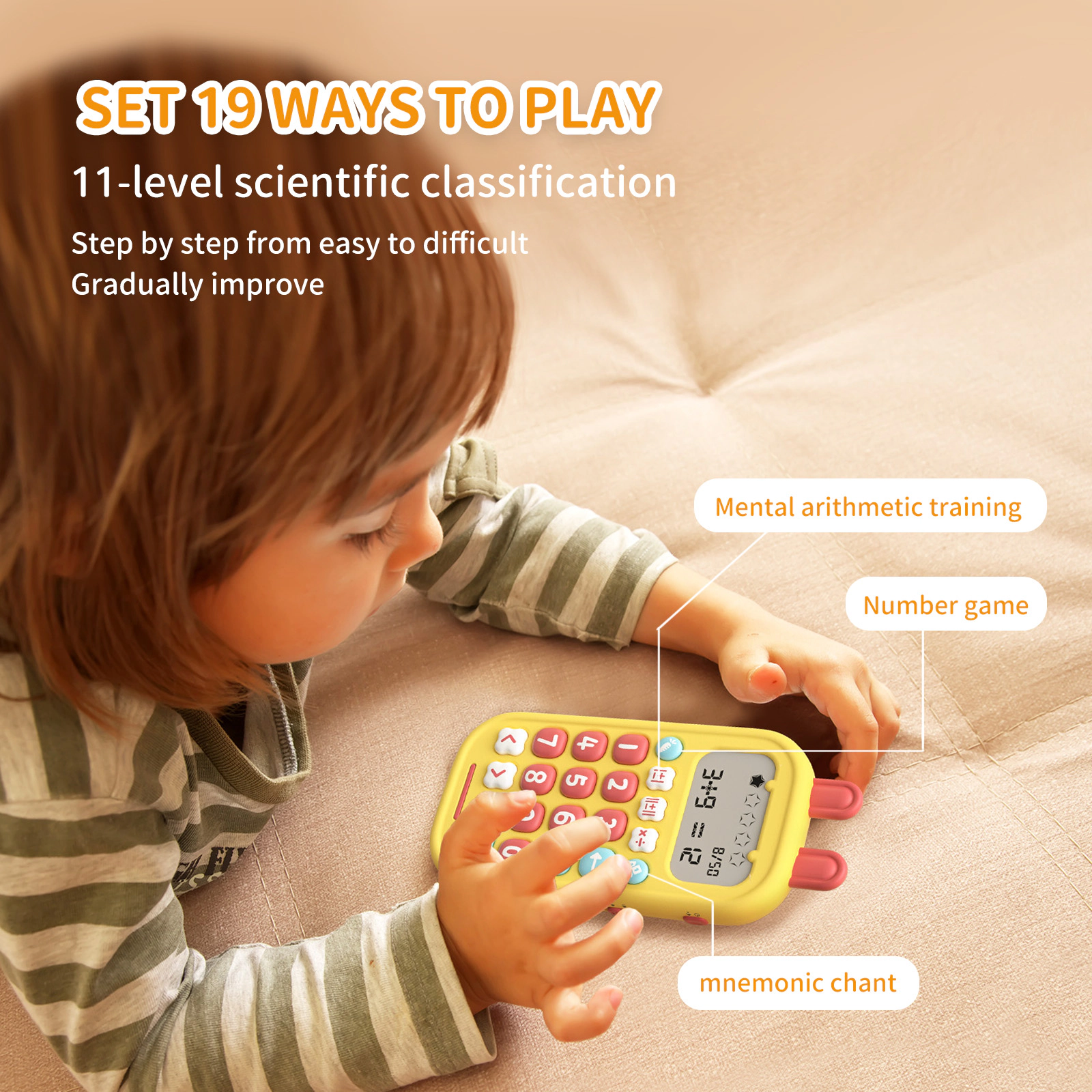 Alilo Math Magic Kids Math Learning Toy with 50,000 Questions & 19 Game Modes, Ages 3+