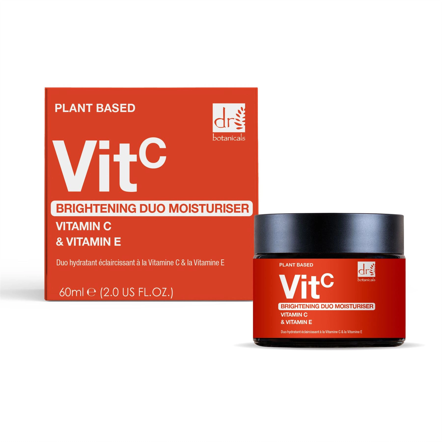 Dr Botanicals Brightening Duo Moisturiser 60ml - 1% Vitamin C and Vitamin E