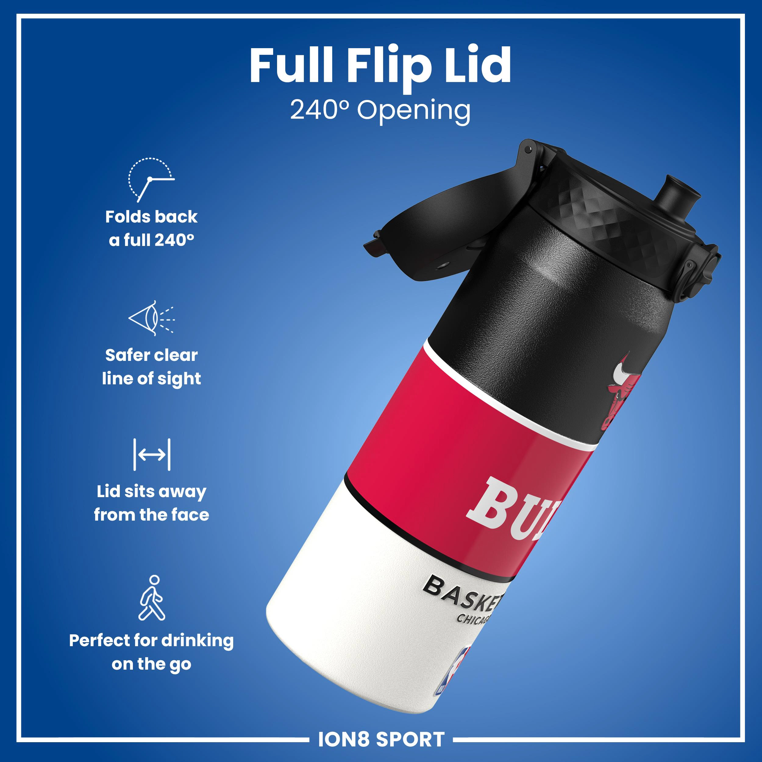 Ion8 NBA 24 oz Insulated Tricolor Water Bottle