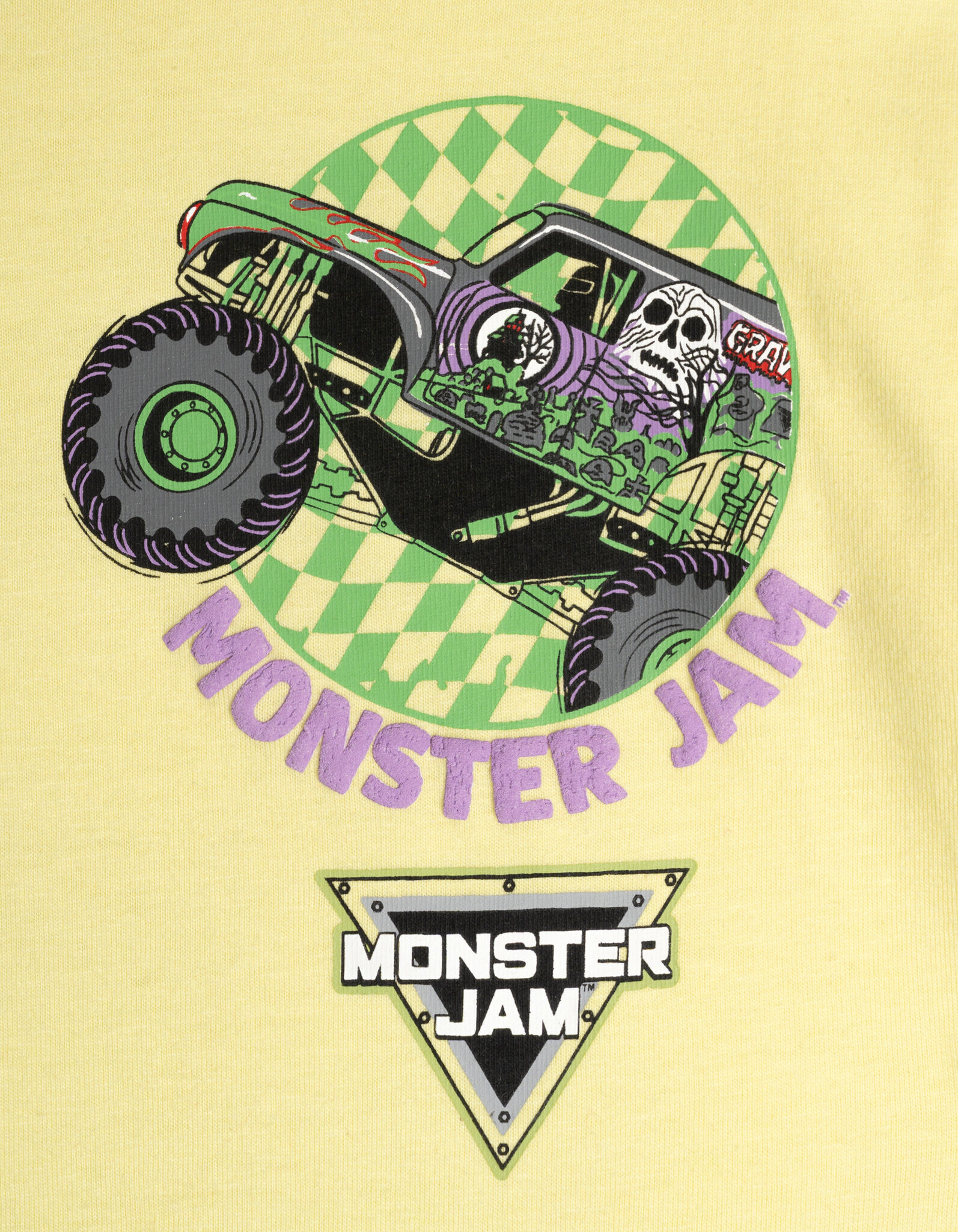 Monster Jam Grave Digger Boys' 2-Piece T-Shirt and Shorts Set