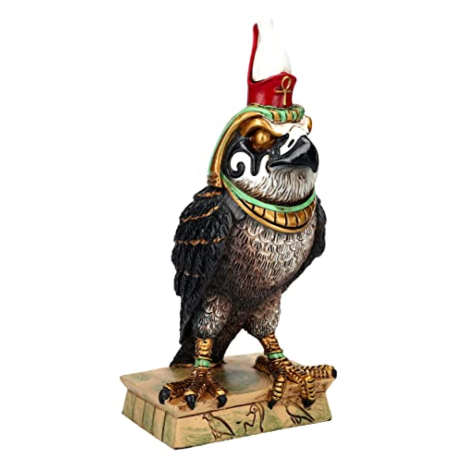 Pacific Giftware Ancient Egyptian God Horus Figurine Multicolor Egypt Home Decoration 4 x 8 inch