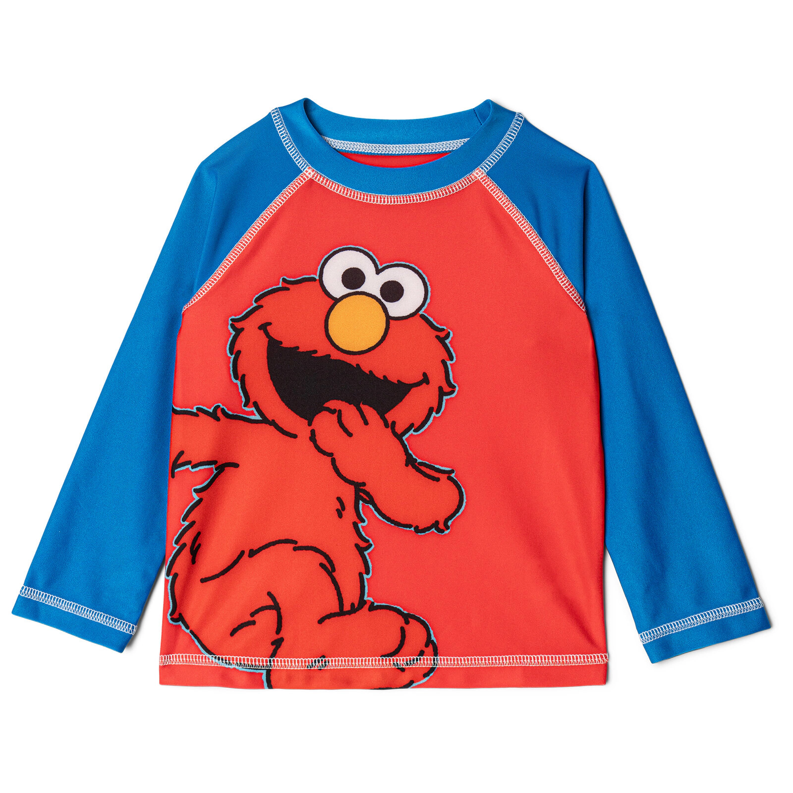 Sesame Street Boys' 2-Piece Swimwear Rash Guard and Swim Trunks Set