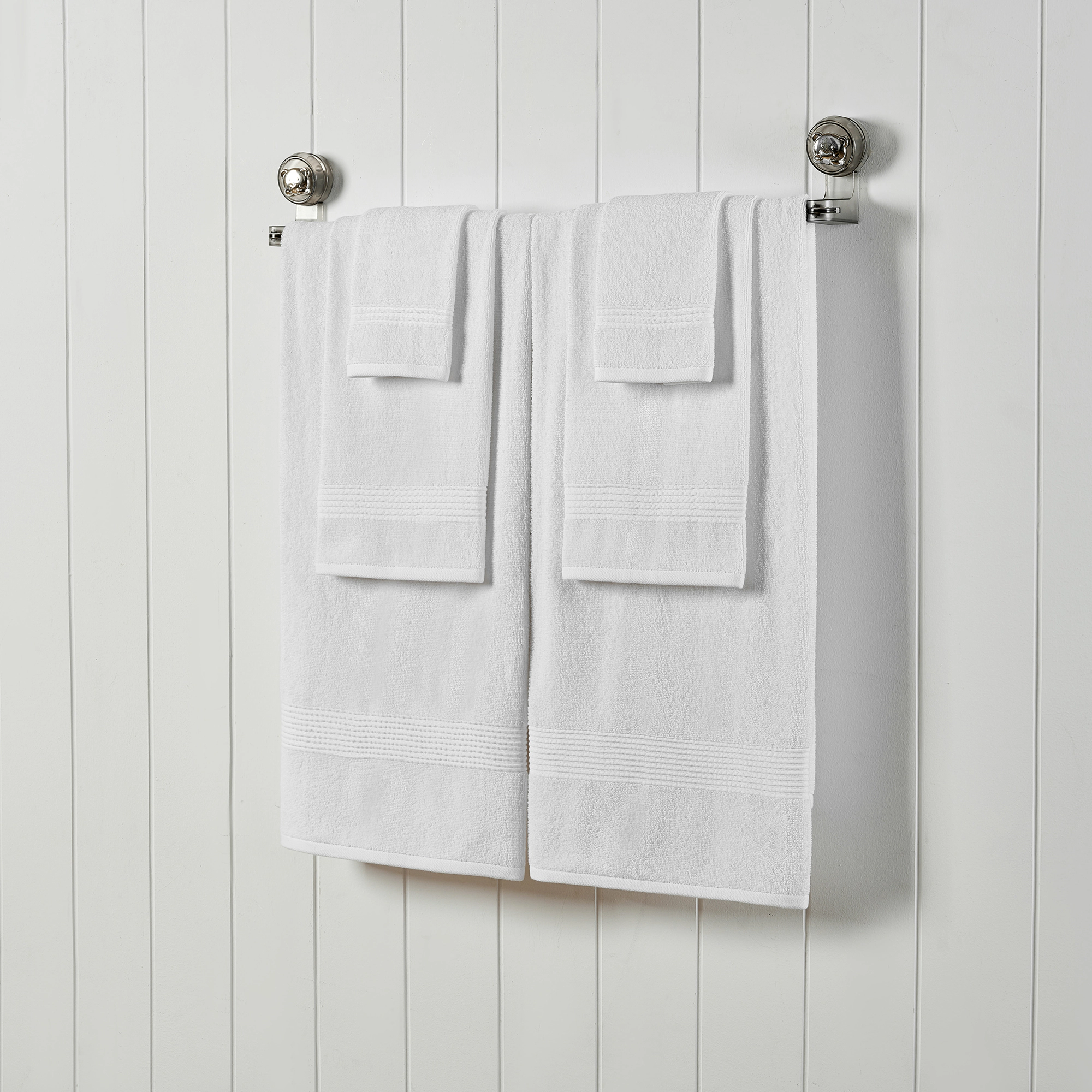 Sweet Home Collection 100% Combed Cotton 8pc Bath Towel Set