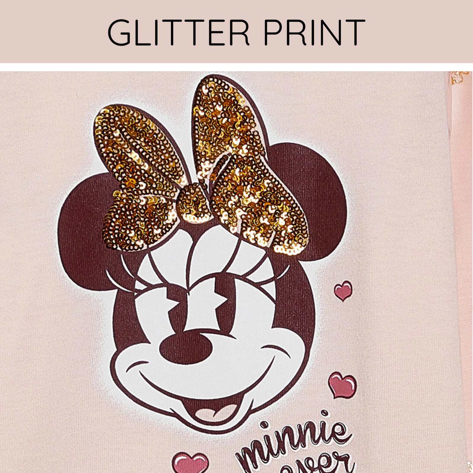 Disney Minnie Mouse Girls' 2-Piece Long Sleeve T-Shirt and Leggings Set