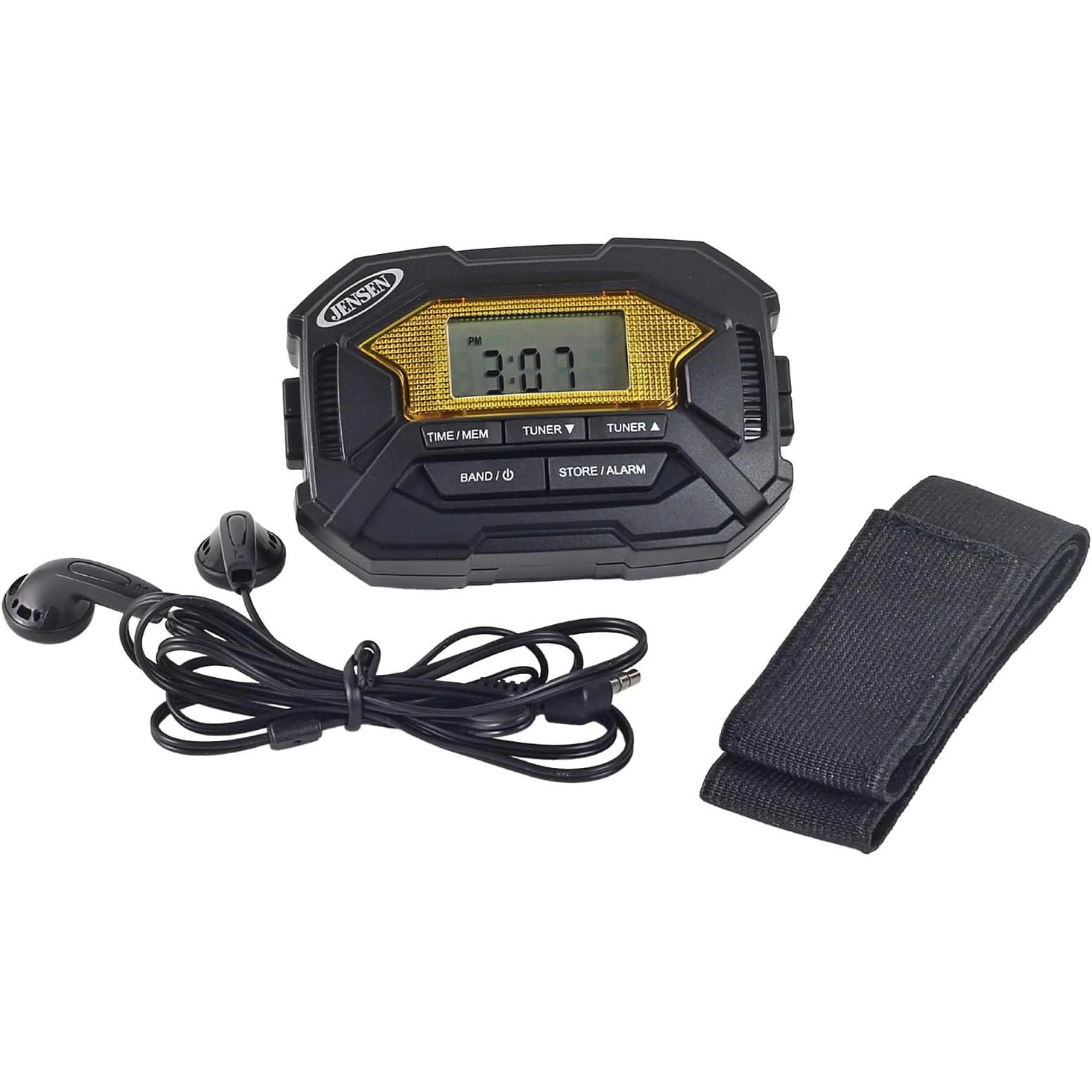 Jensen Portable Digital AM/FM Stereo Receiver with Armband SAB-60