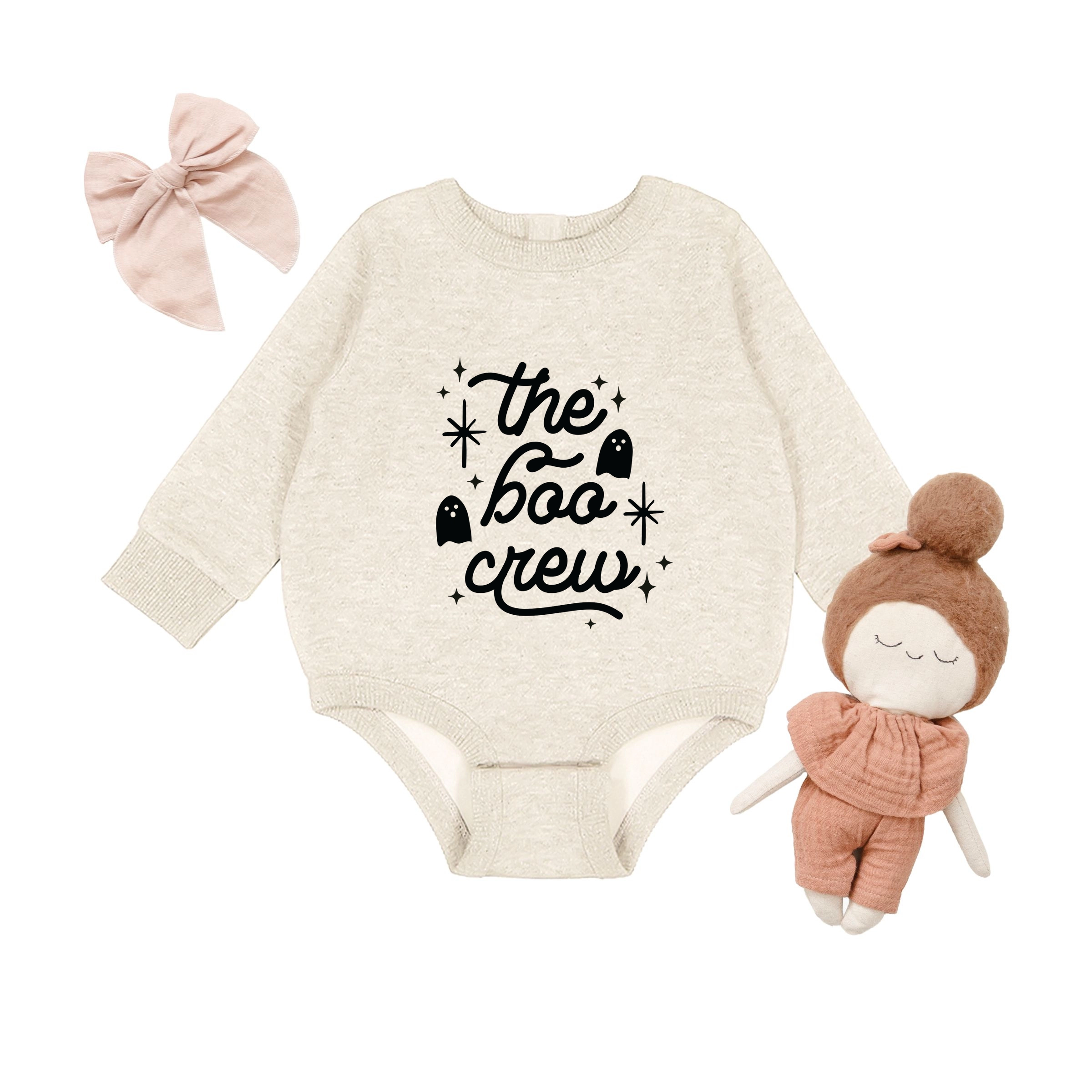 The Juniper Shop - Infant Fleece BodySuit Boo Crew Stars