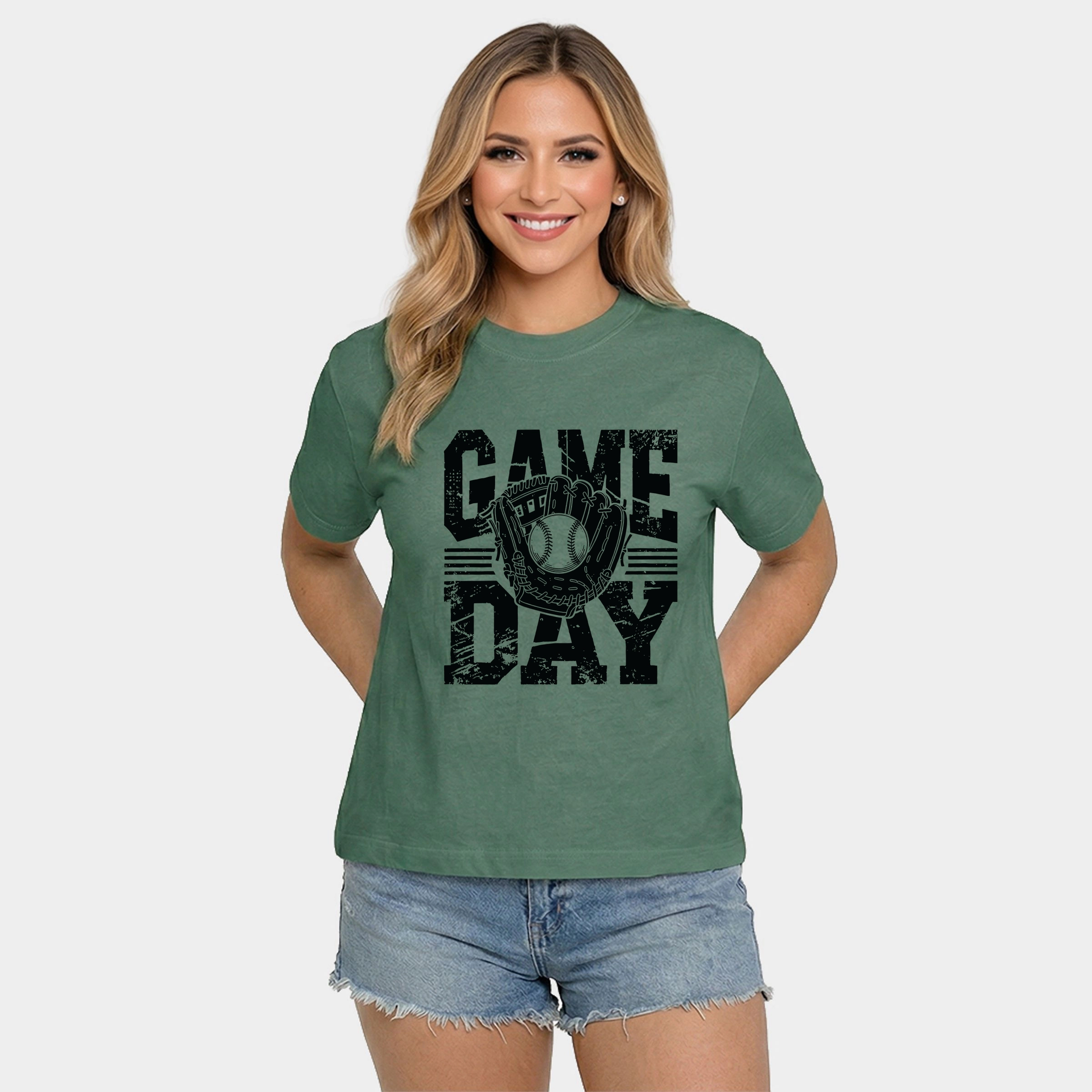 Simply Sage Market - Baseball Game Day Glove Women's Relaxed Boxy Tee