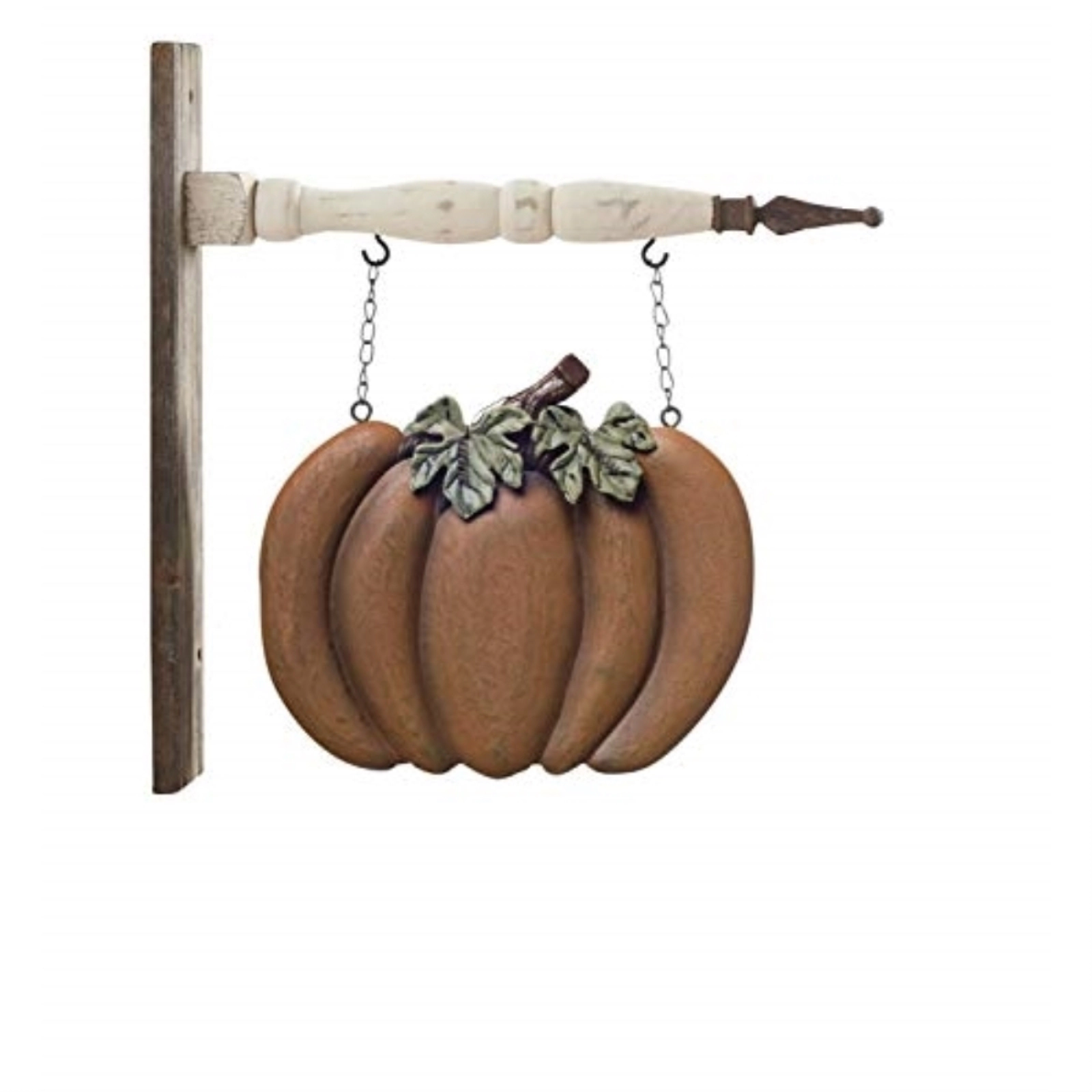 K&K Interiors Orange Pumpkin Autumn Arrow Replacement Sign 14 inch - Arrow Sold Separately