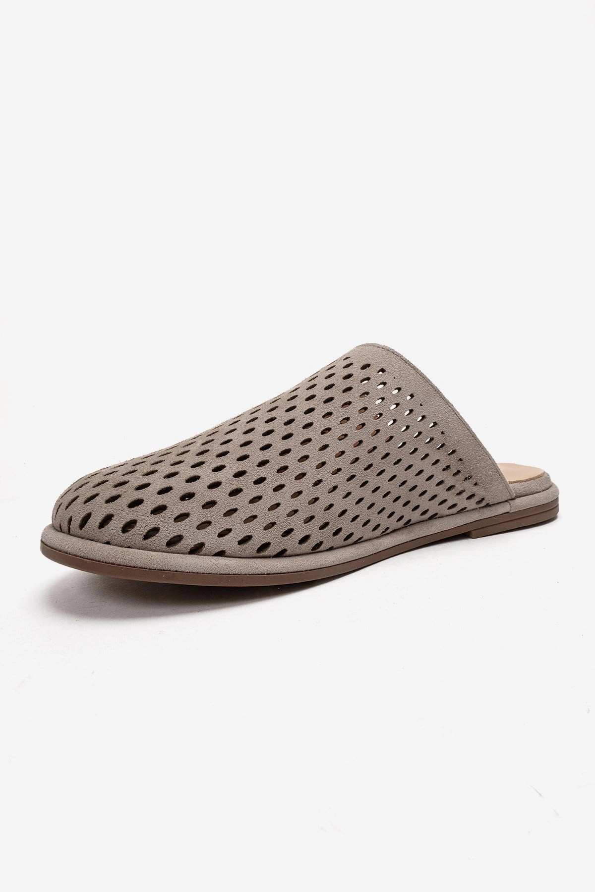 Forever & Always Womens Melara Leather Slip On Mules