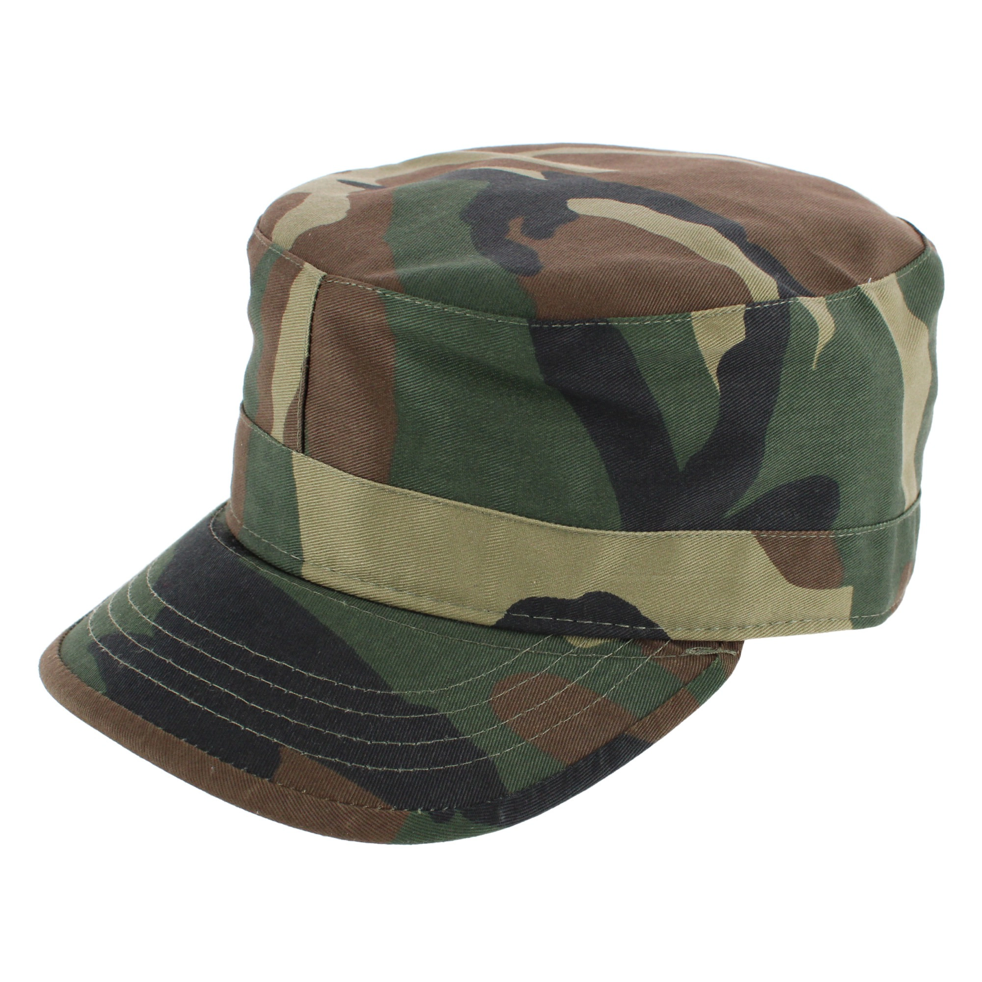CTM® Unisex Cotton Army Cadet Hat