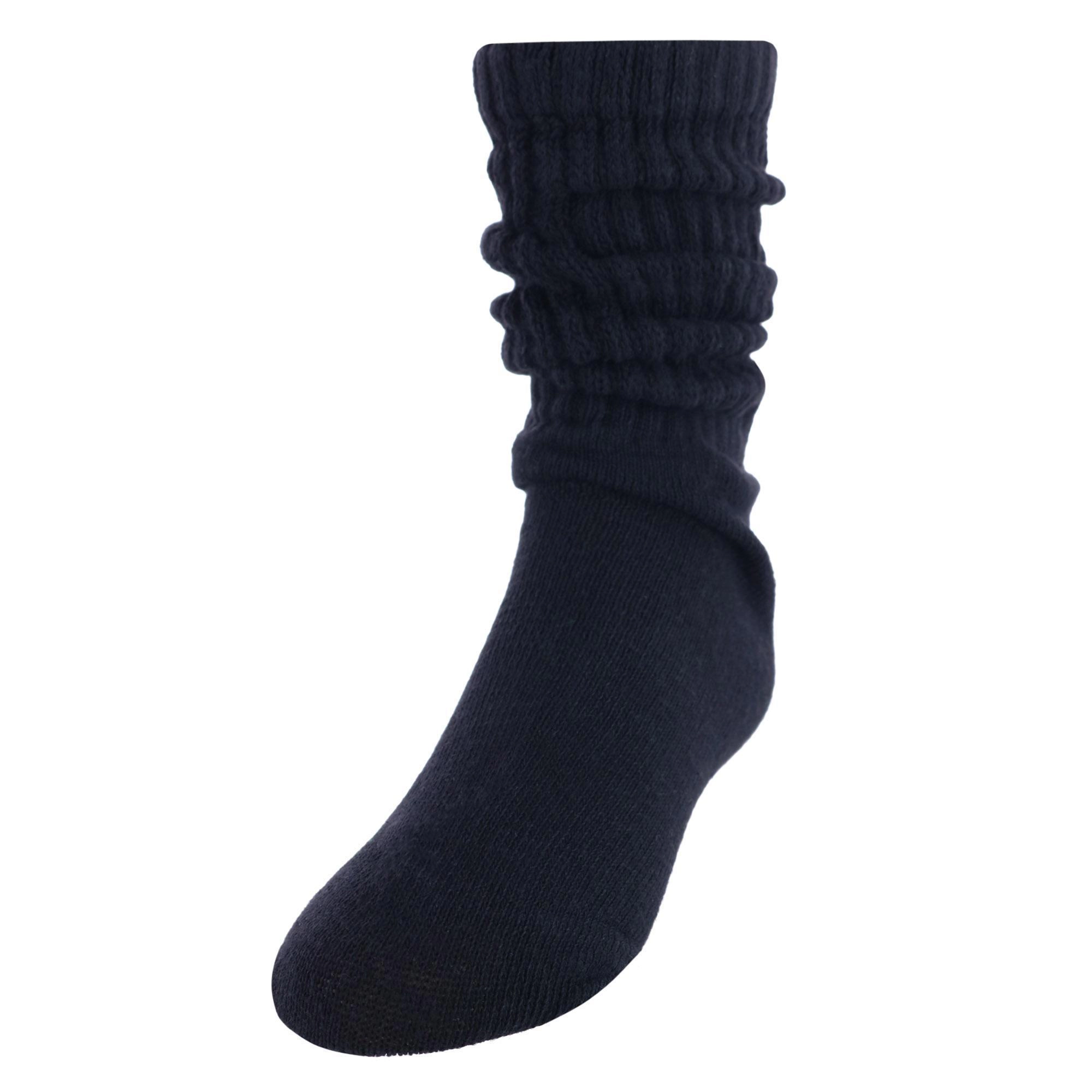 CTM Girl's Super Soft Slouch Socks (1 Pair)