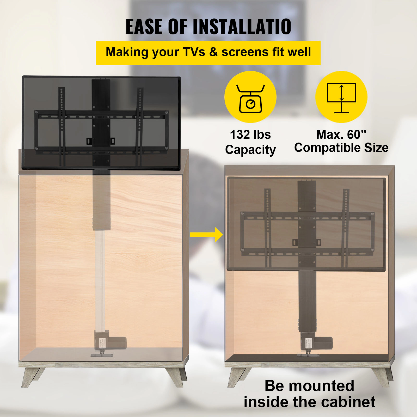 HONGGE Height Adjustable TV Remote