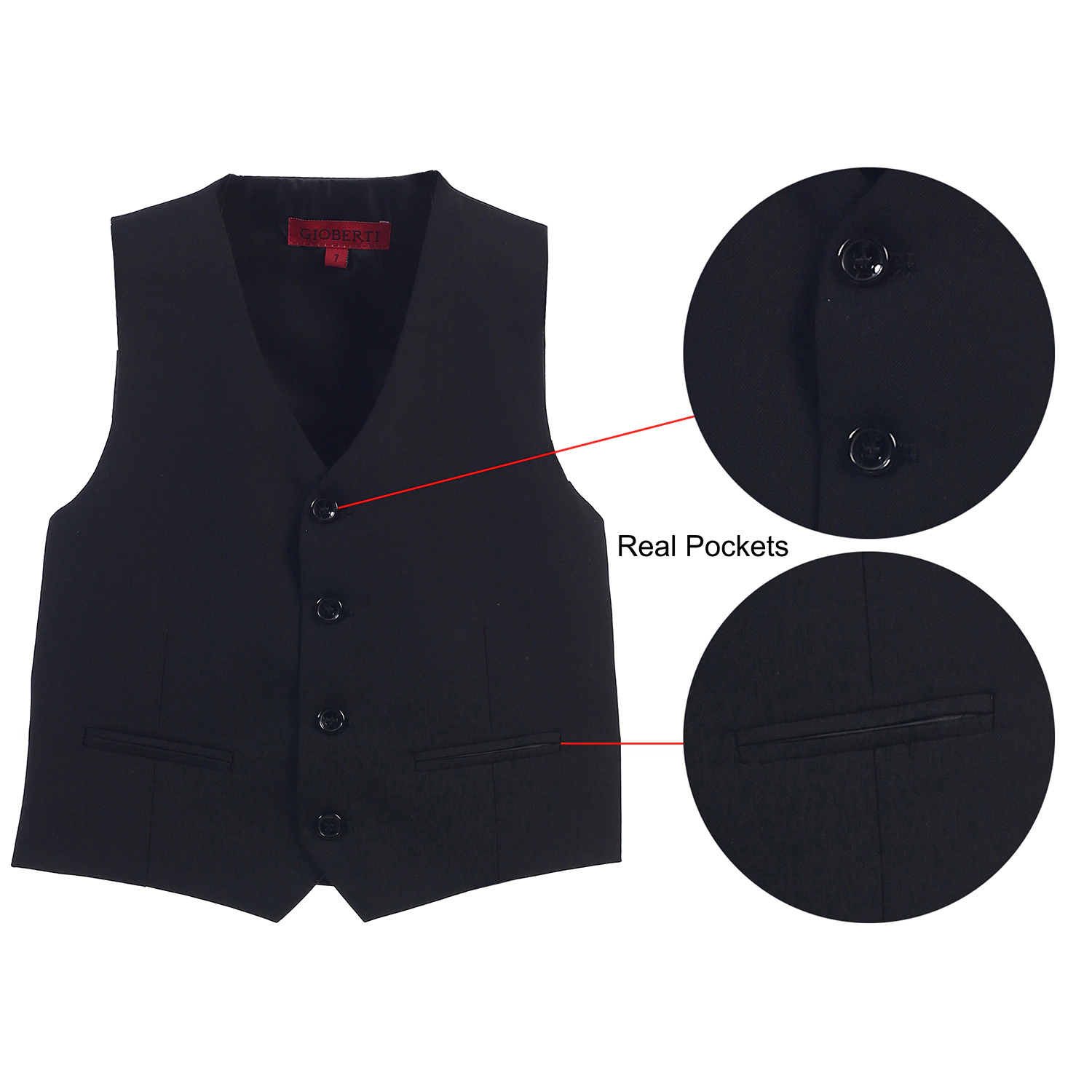 Gioberti Boy's Formal Suit Set