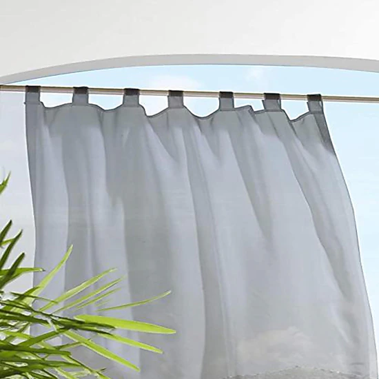 Commonwealth Outdoor Décor Escape Hook and Loop Sheer Tab Panel 54
