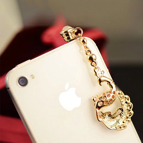 GBruno Crystal Phoenix Dust Cap For 3.5mm Phone Jack