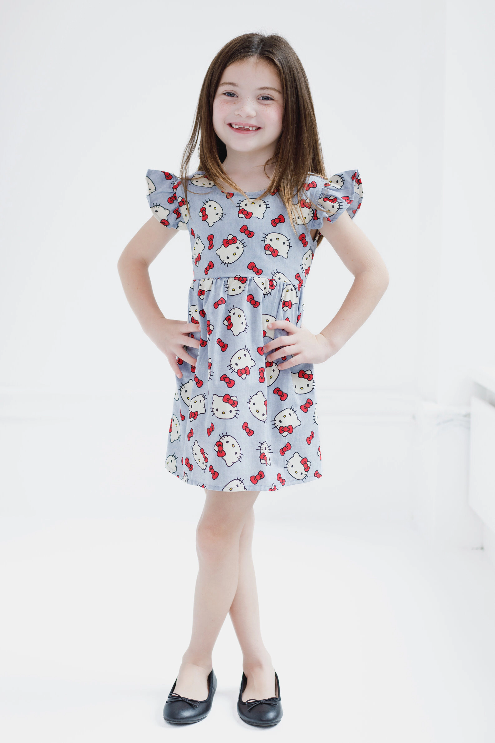 Hello Kitty Girls' Flare Dress