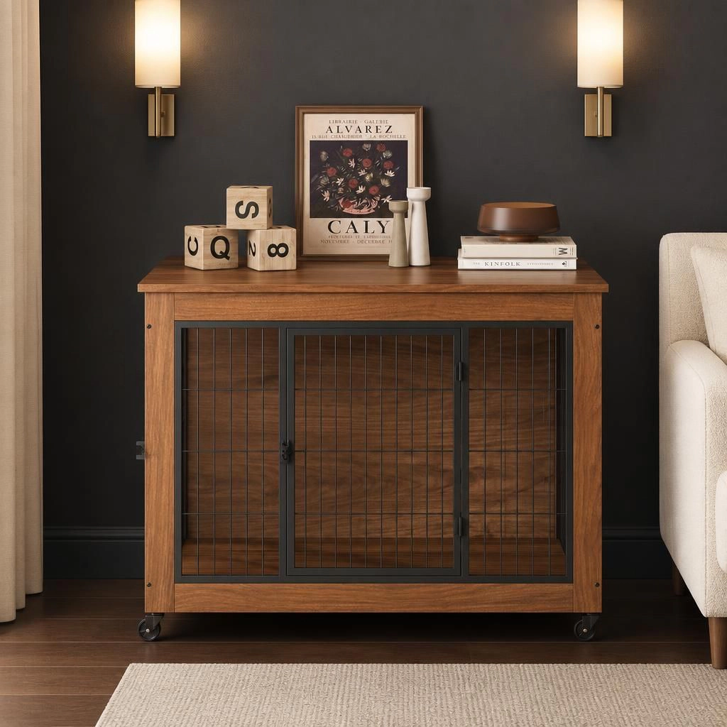 Ifmall Writing Desk with Hutch