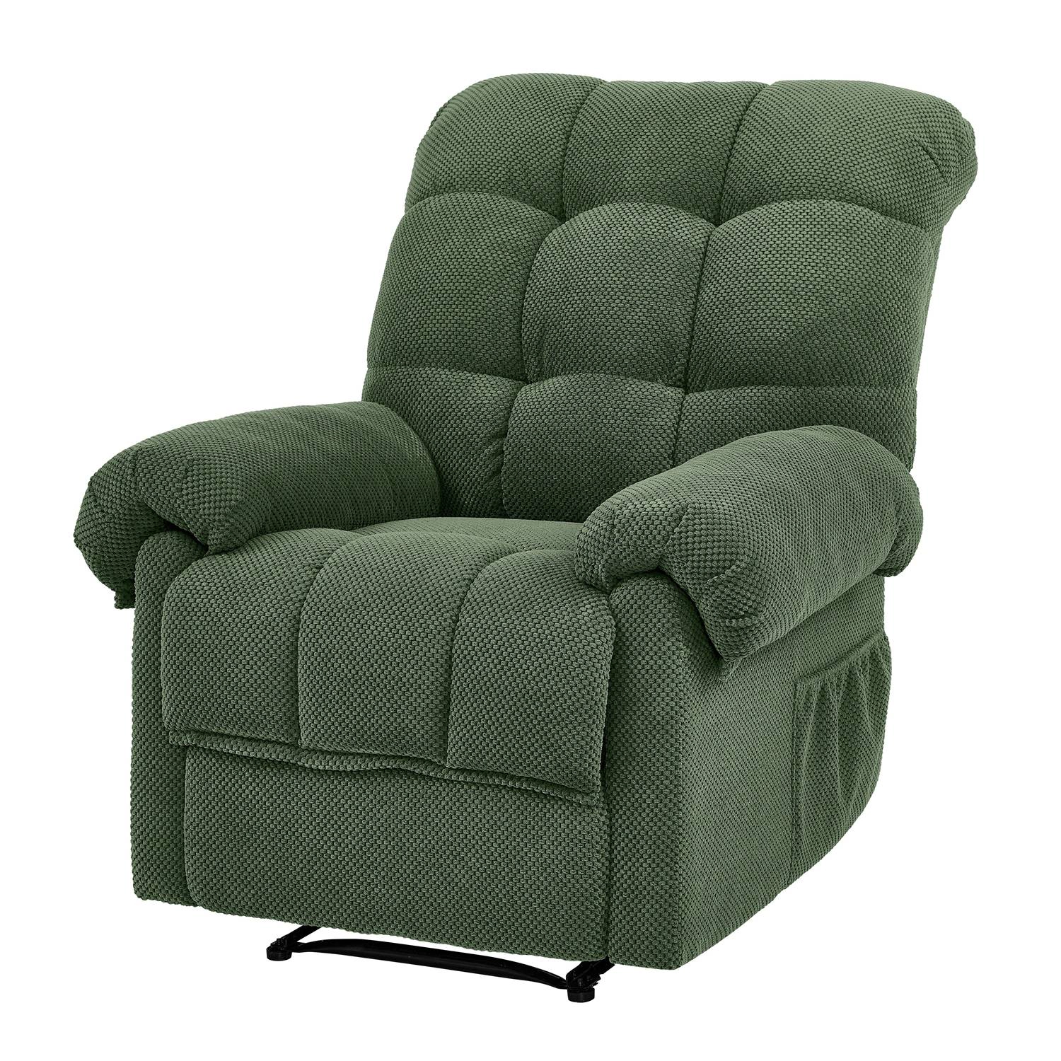 GBruno Overstuffed Fabric Reclining Lounge Chair
