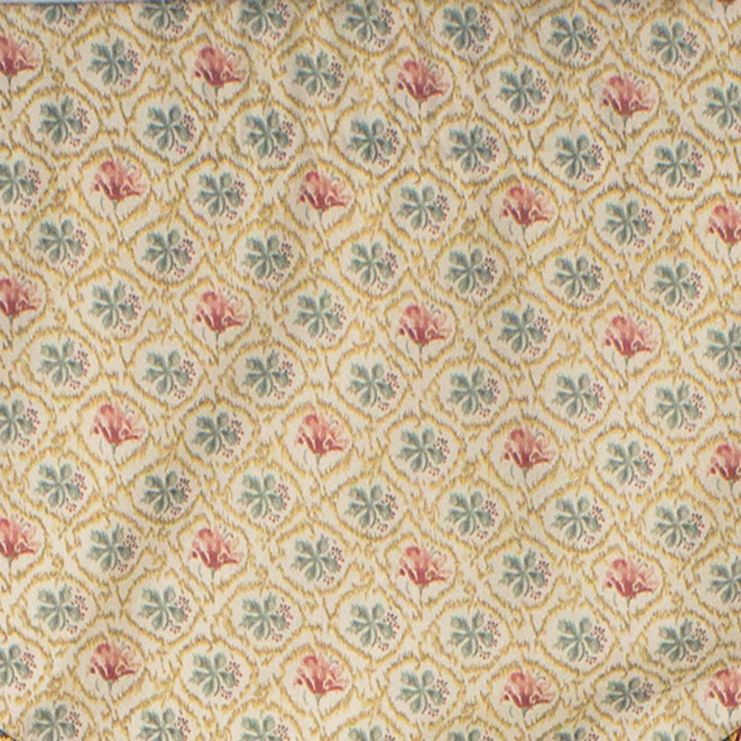 RLF Home Lake Blossom Corded Cornice 100% Cotton with Fully Lined 3" Rod Pocket Valnance for Windows 50" x 17" Multi