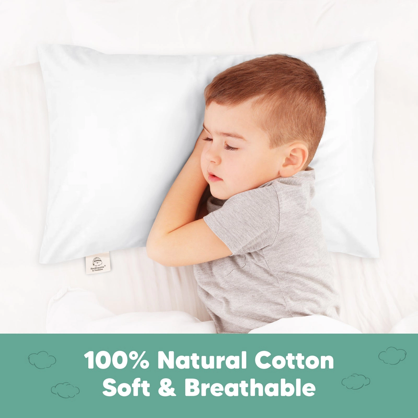 KeaBabies Jumbo Toddler Pillowcase 14X20"