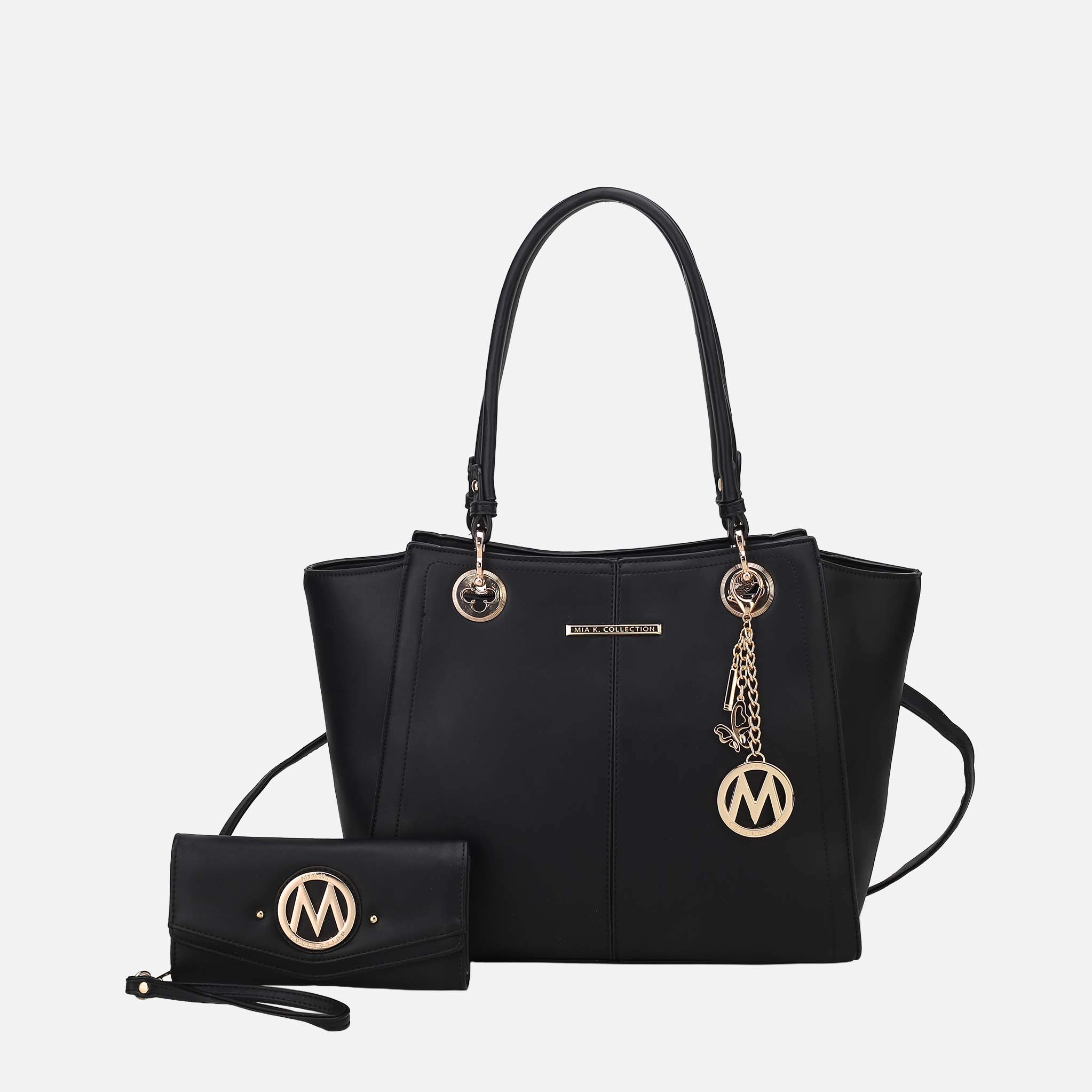 MKF Collection by Mia K Ivy Tote Bag with Wallet - Vegan Leather Women’s Handbag Set