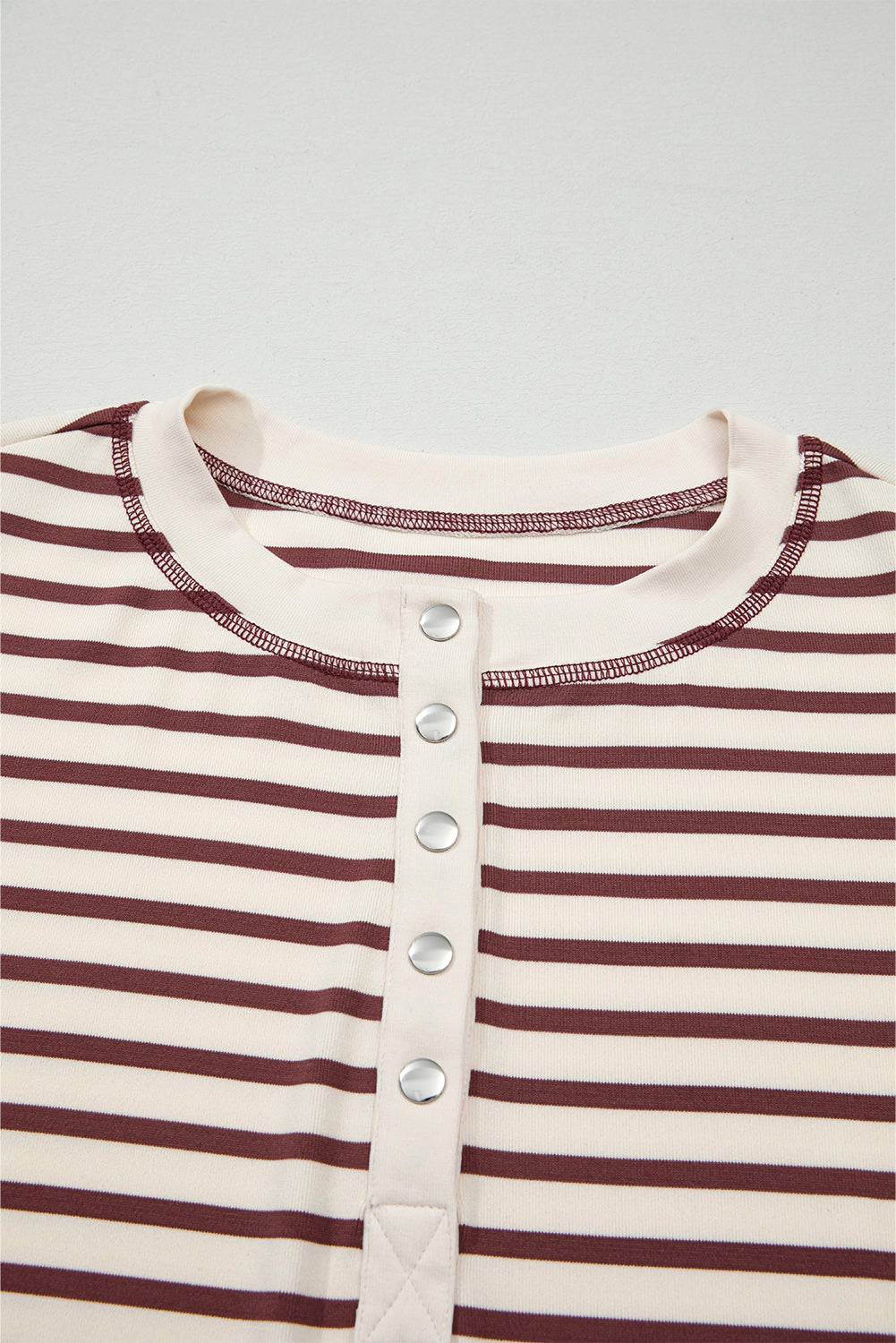 Threaded Pear Women's Margaret Sleeve Henley Top Long