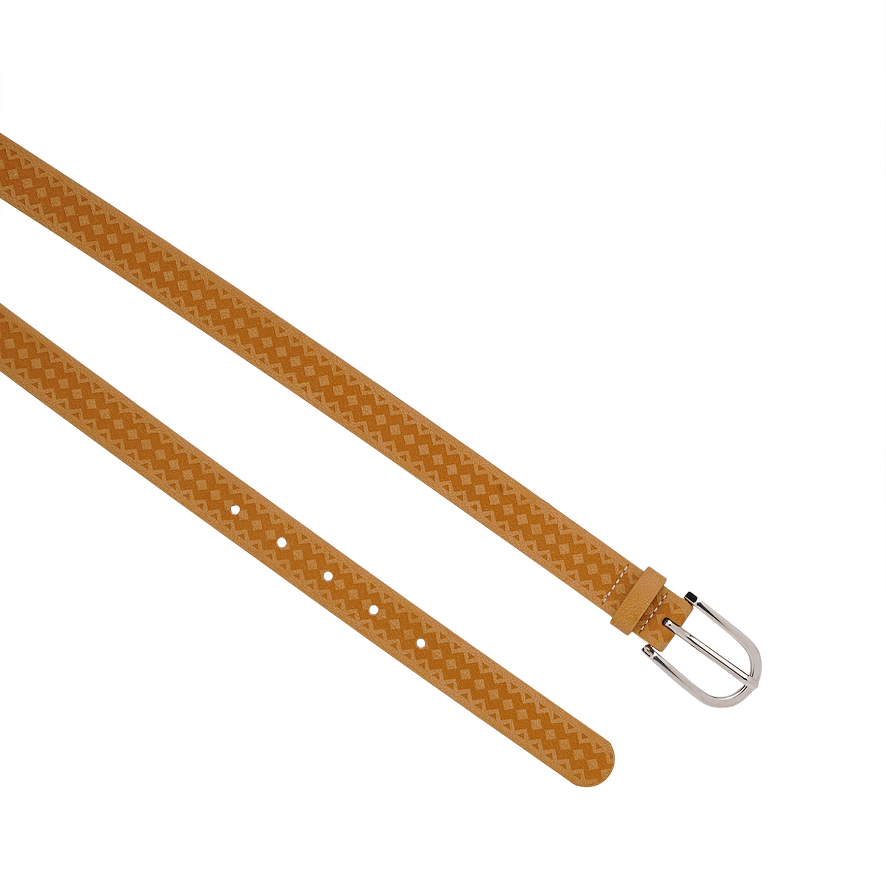 AGP PARIS Yellow Slim Women's Belt