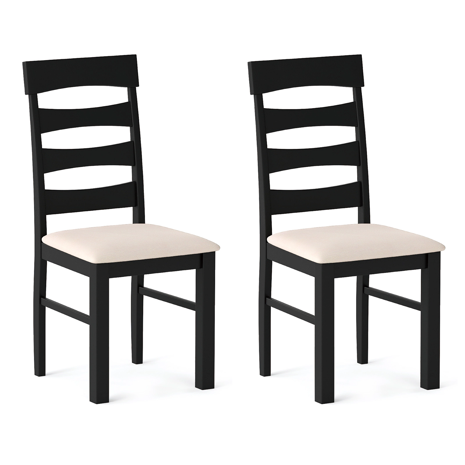 LJG High Back Dining Room Chairs Set of 2 with Padded Seat