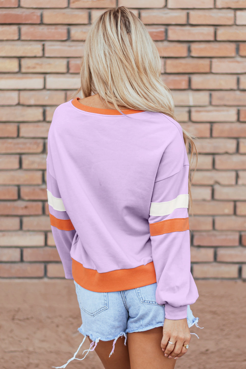 Threaded Pear Women's Mazie V Neck Sweatshirt