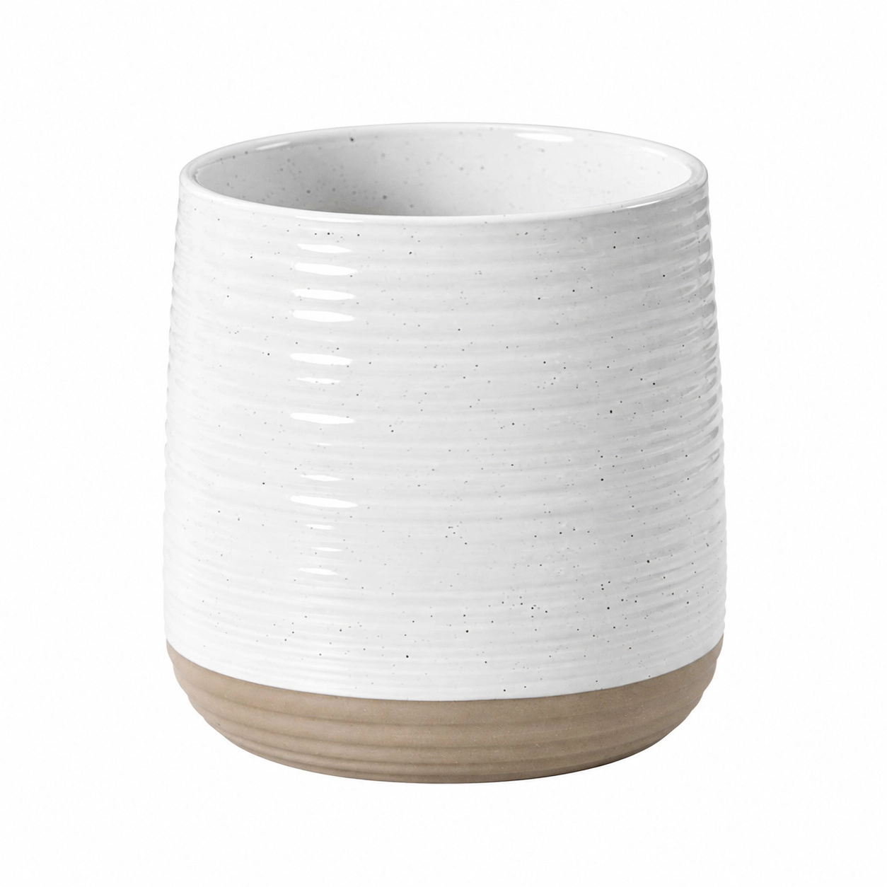 WZK Large Modern Farmhouse Ceramic 15 Pcs Kitchen Utensil Holder