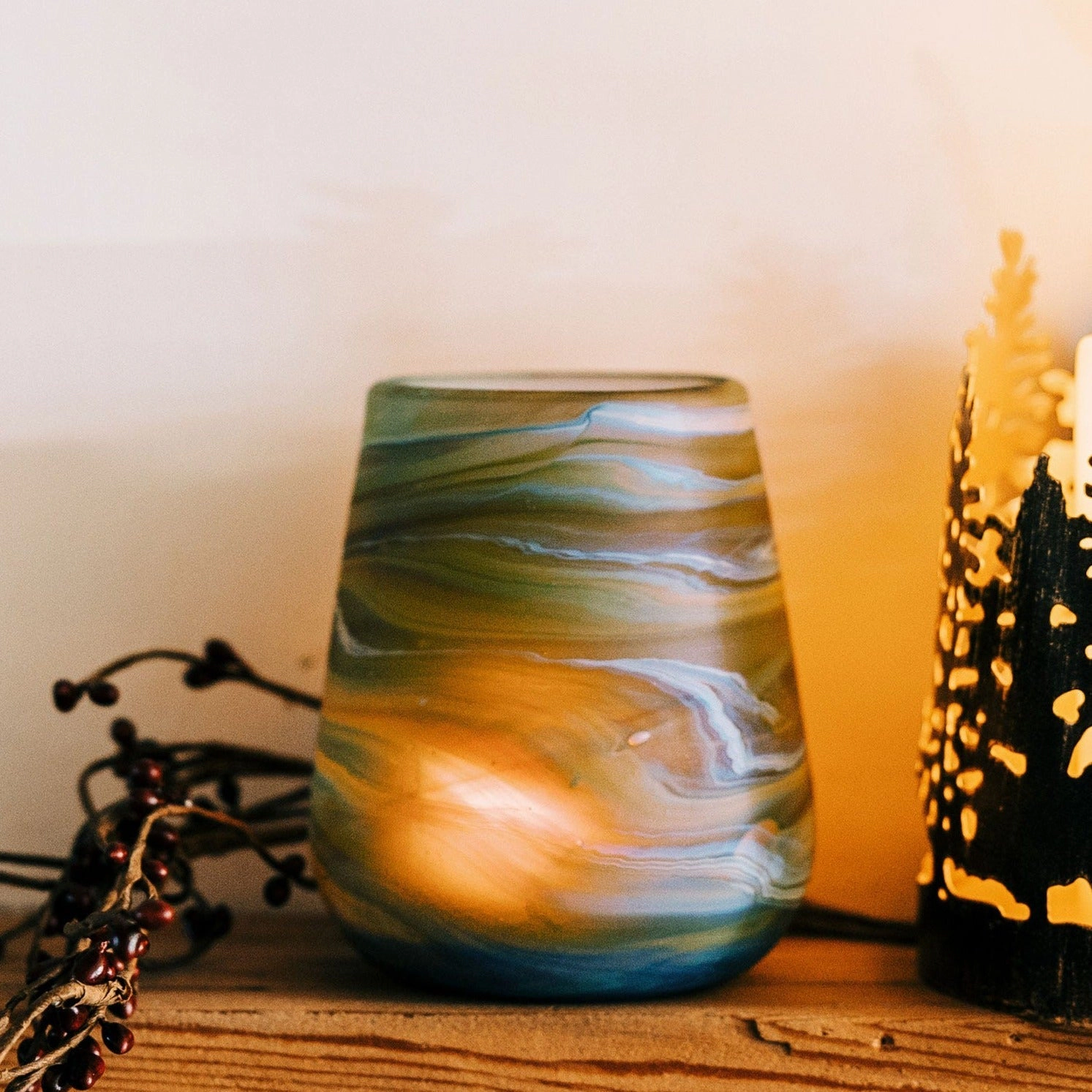 Ten Thousand Villages Desert Sands Candleholder