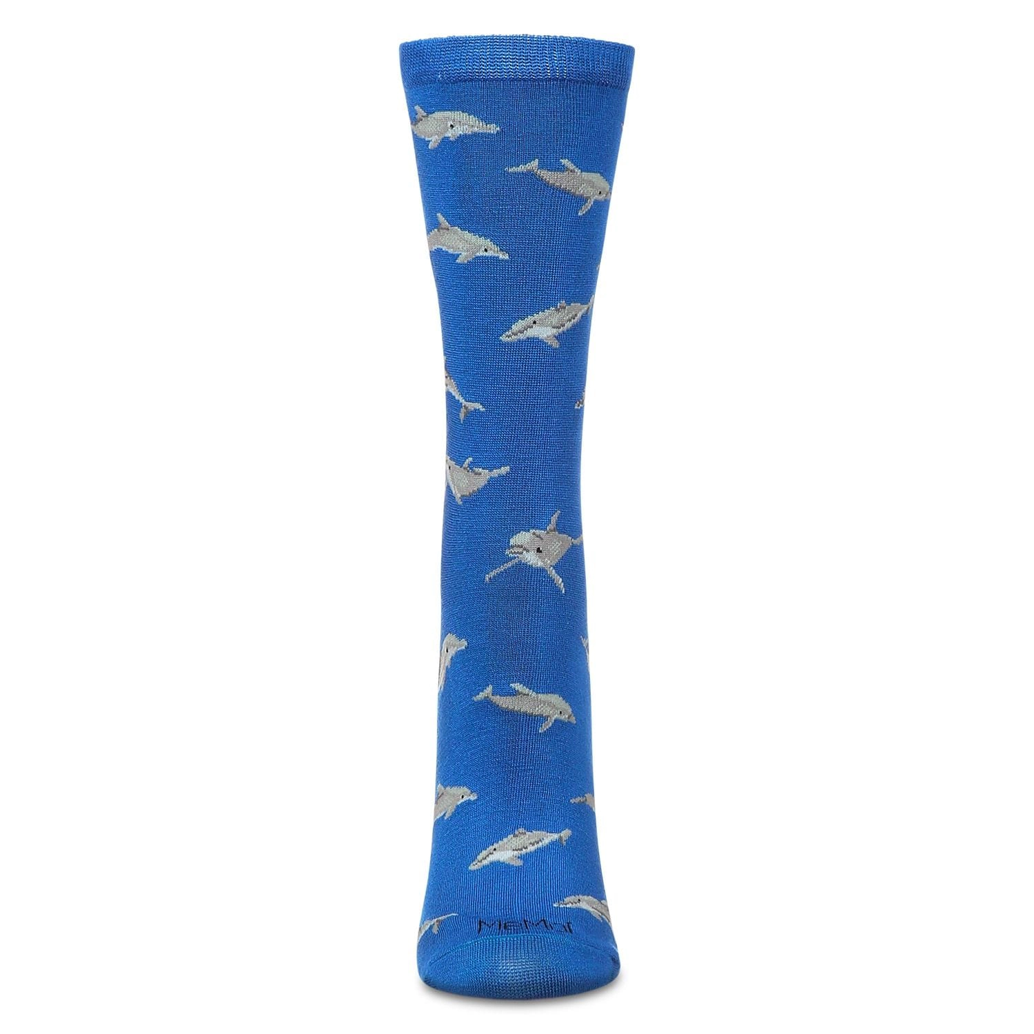 MeMoi Women's Dolphins Rayon from Bamboo Crew Socks