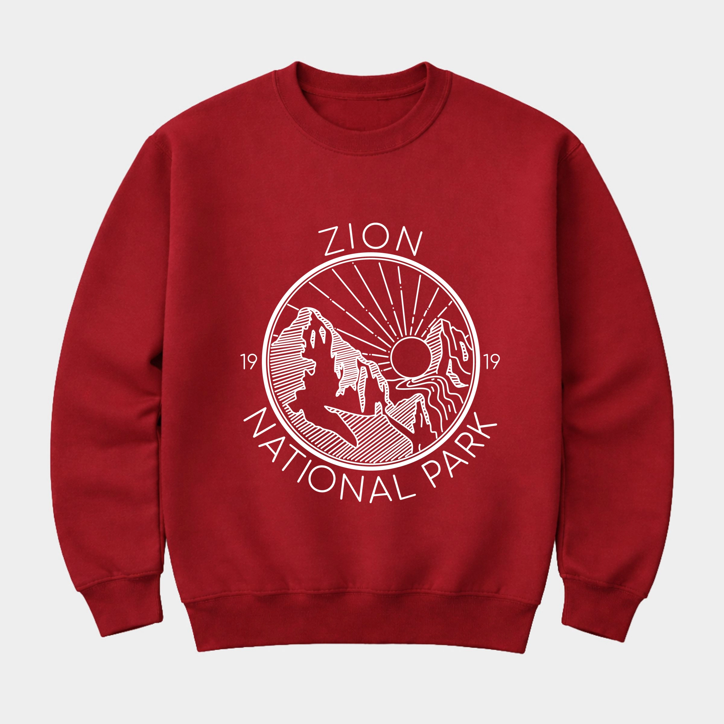 Simply Sage Market - Zion National Park Men's Graphic Sweatshirt