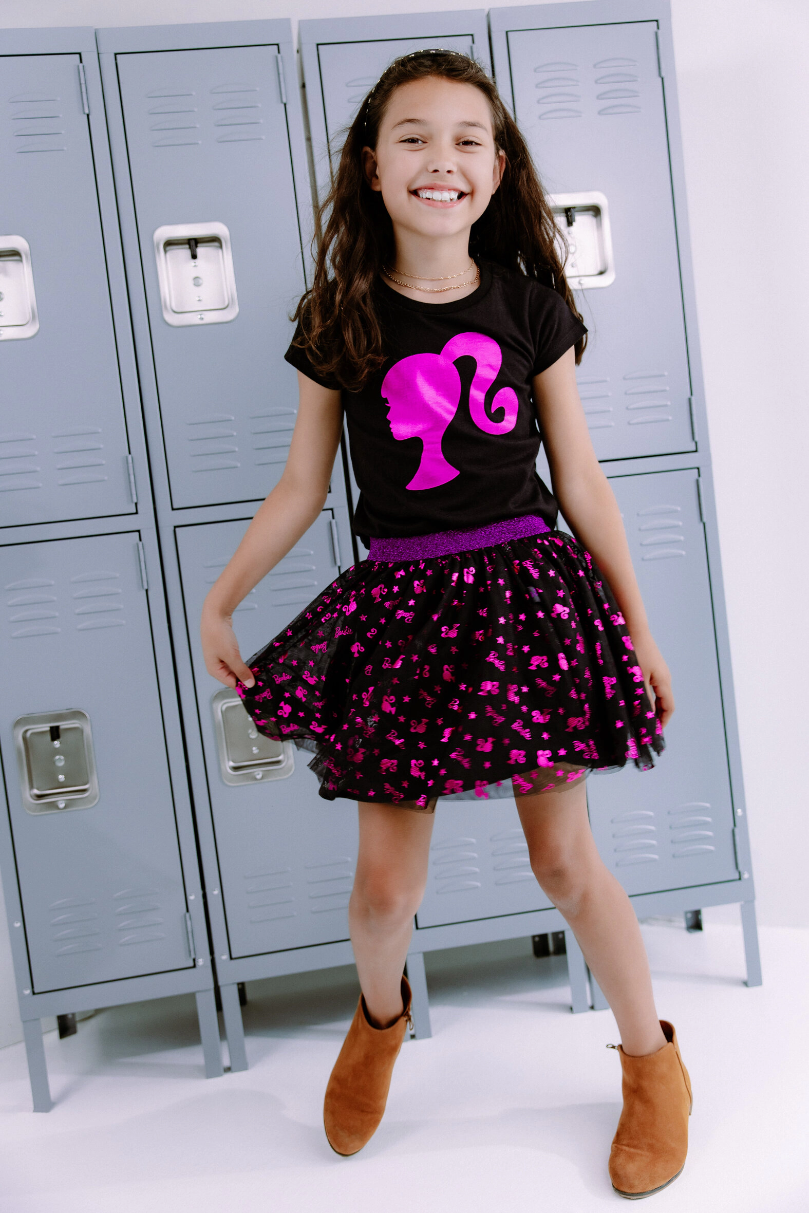Barbie Girls' 2-Piece T-Shirt and Tutu Skirt Set