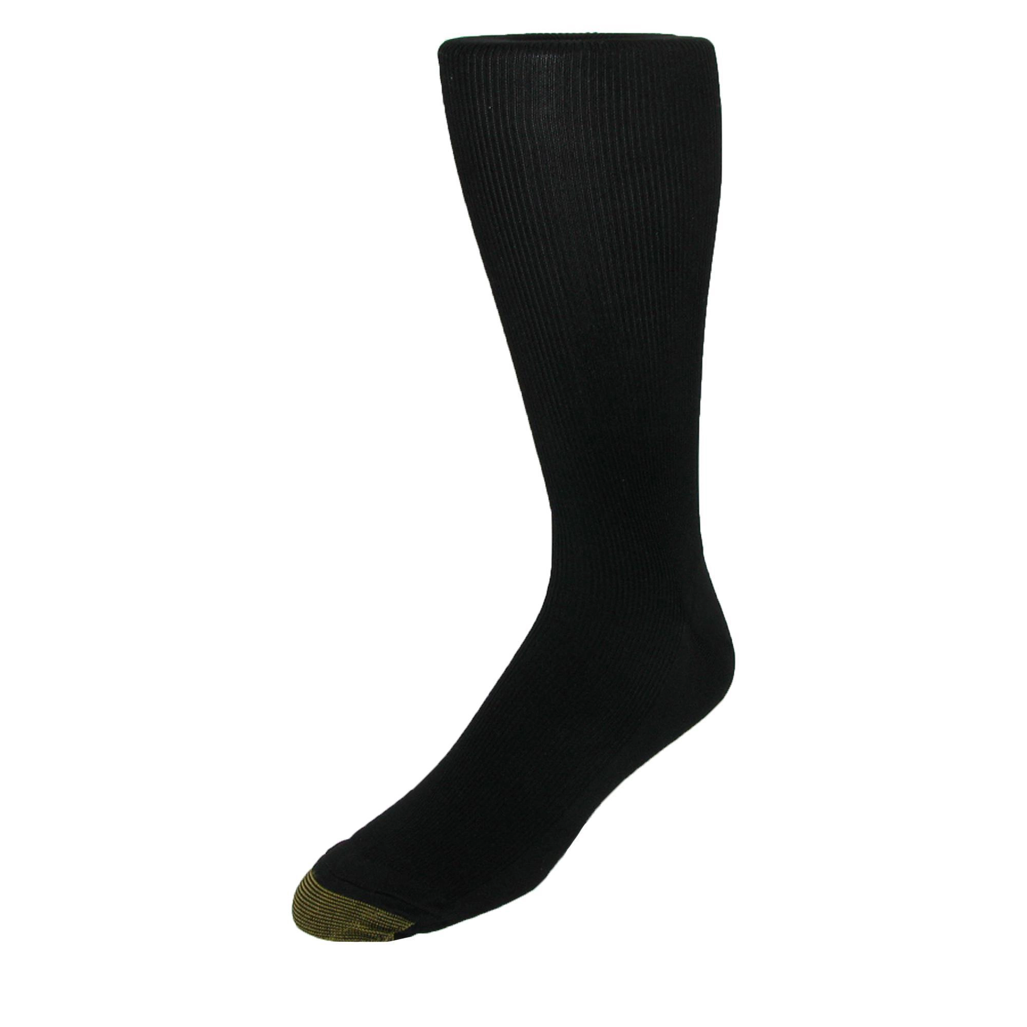 Gold Toe Men's Metropolitan Moisture Control OTC Socks (Pack of